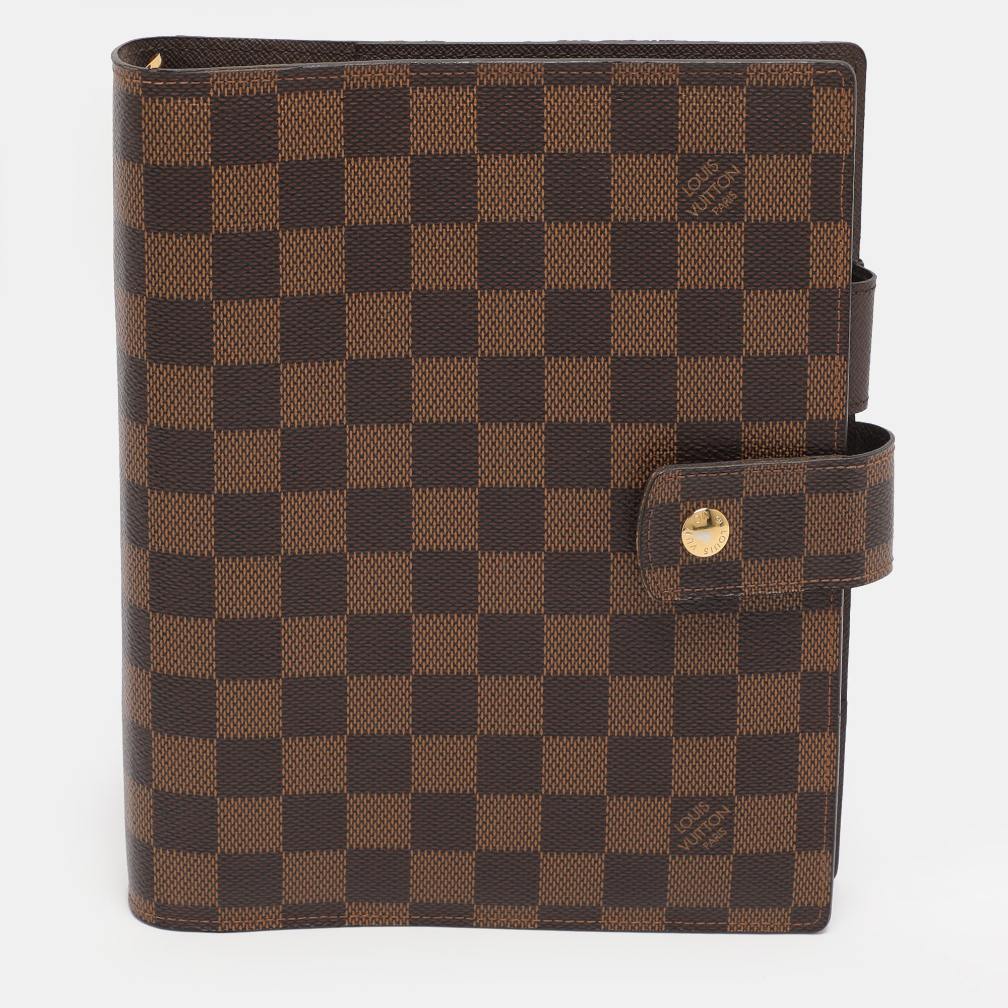 Louis Vuitton Damier Ebene Large Ring Agenda Cover, Brown
Louis Vuitton Damier Ebene Large Ring Agenda Cover, Brown