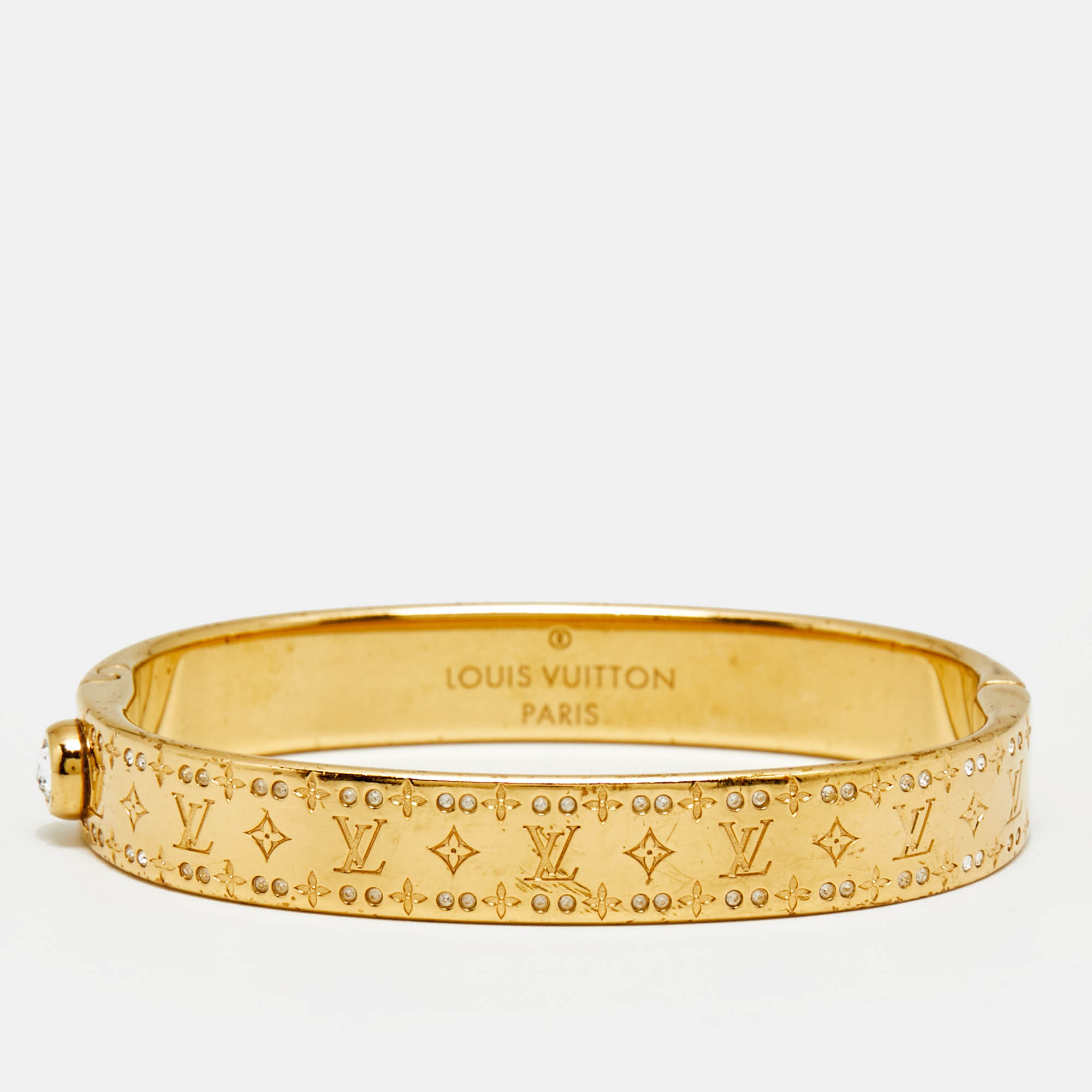 Louis Vuitton Nanogram Crystals Gold Tone Bracelet
Louis Vuitton Nanogram Crystals Gold Tone Bracelet
