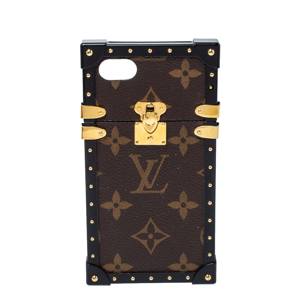 Louis vuitton monogram canvas eye trunk iphone 7 case