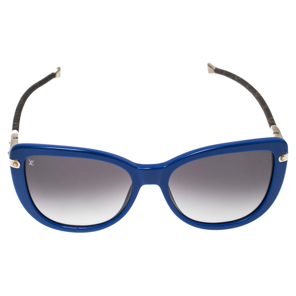 

Louis Vuitton Blue & Monogram Canvas/ Grey Gradient Z0745W Charlotte Sunglasses