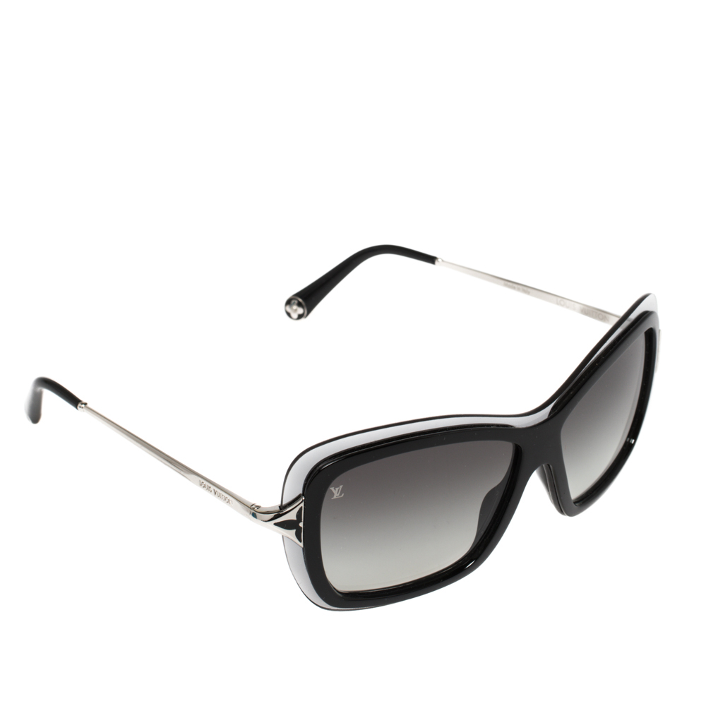 Louis Vuitton Silver/Black Z0493W Poppy Frame Sunglasses