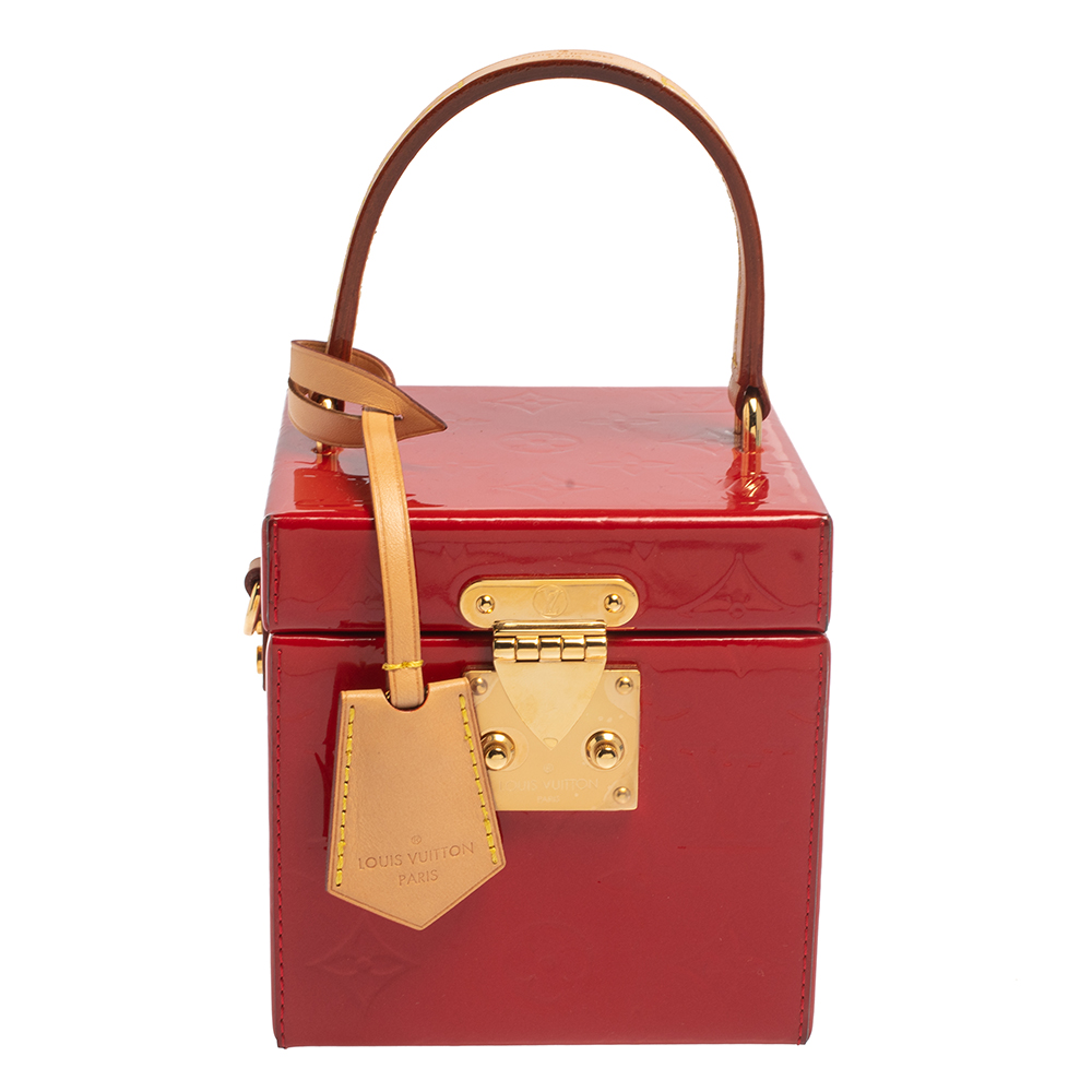 Louis Vuitton Cerise Vernis Bleeker Box Bag