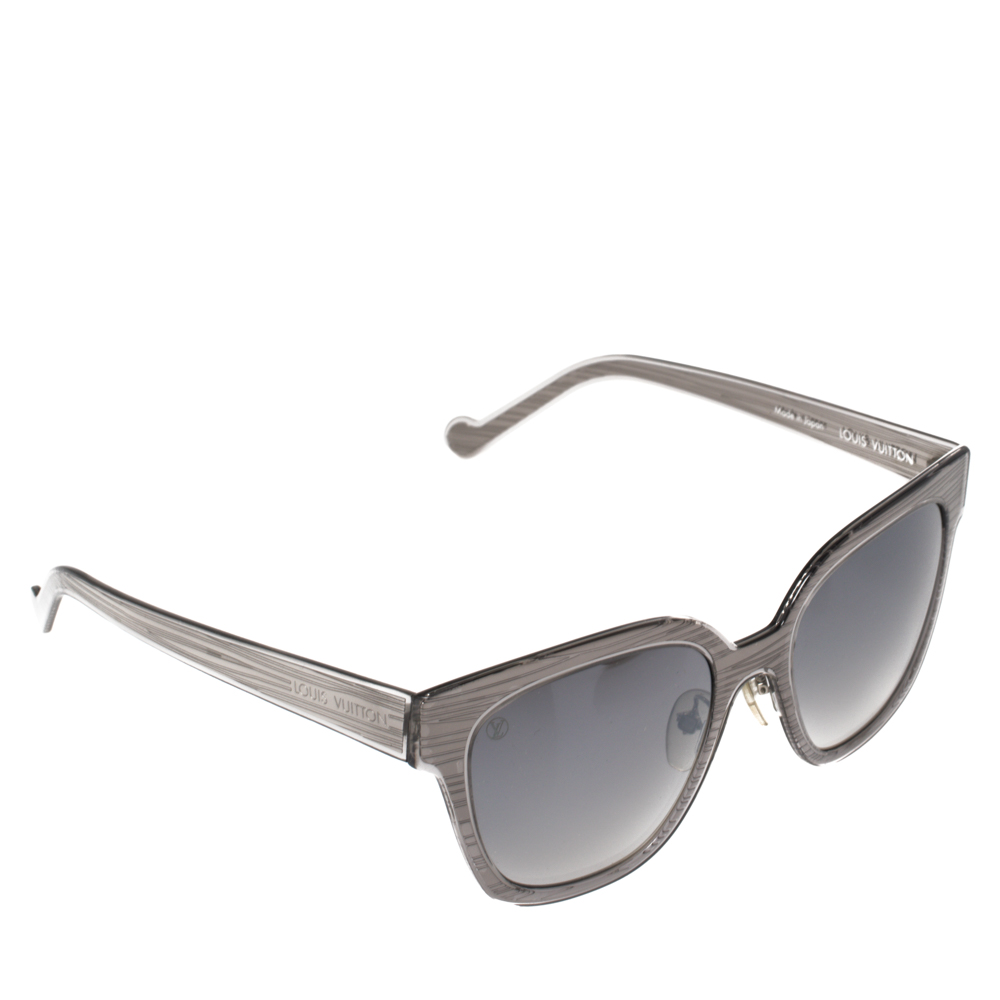 Louis Vuitton Silver Z0813U Epi Audrey Wayfarer Gradient Sunglasses