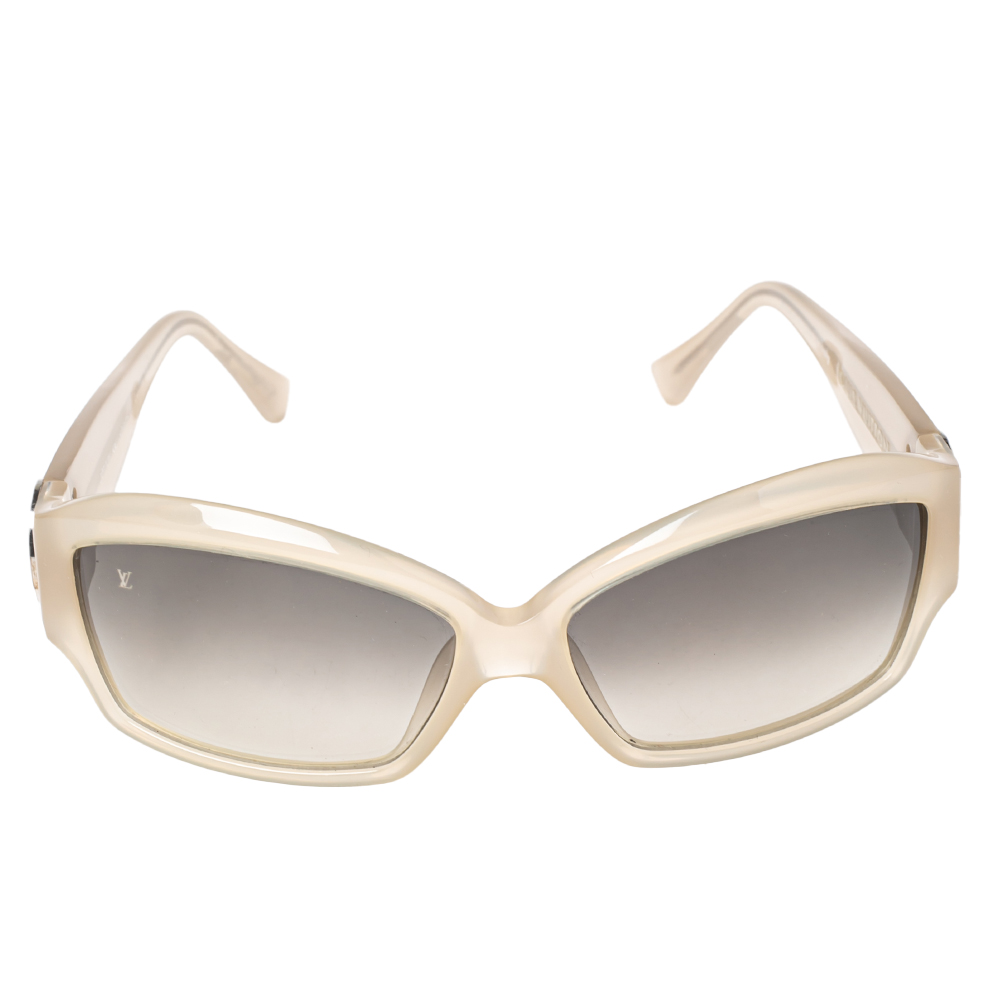 Louis Vuitton Beige Z0102E Rectangle Sunglasses