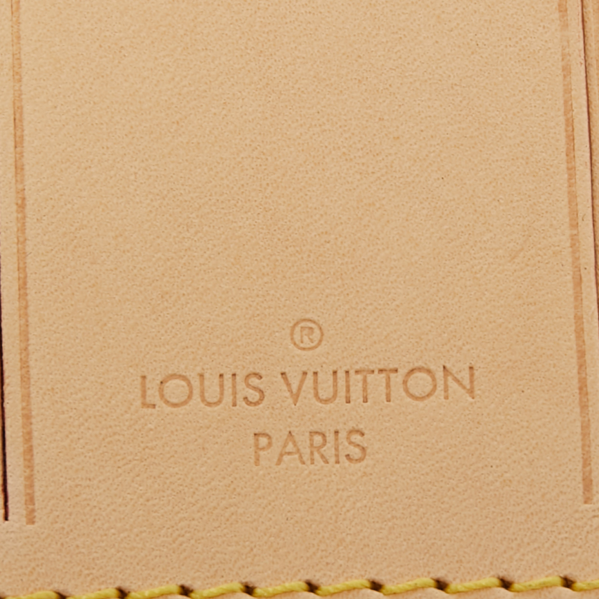 Louis Vuitton Vachetta Leather Luggage Name Tag