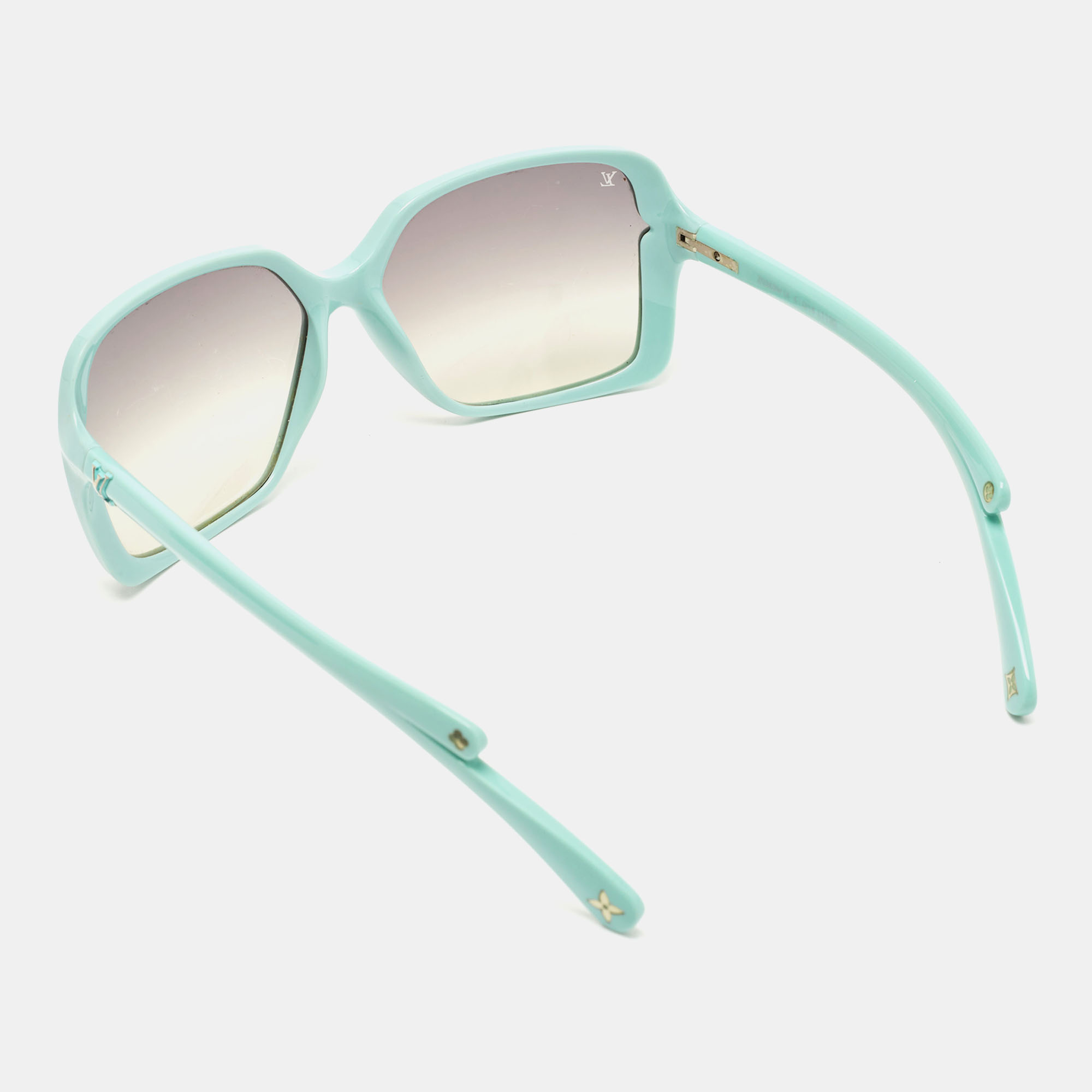 Louis Vuitton Blue  Acetate Z0363w Gradient Oversized Sunglasses