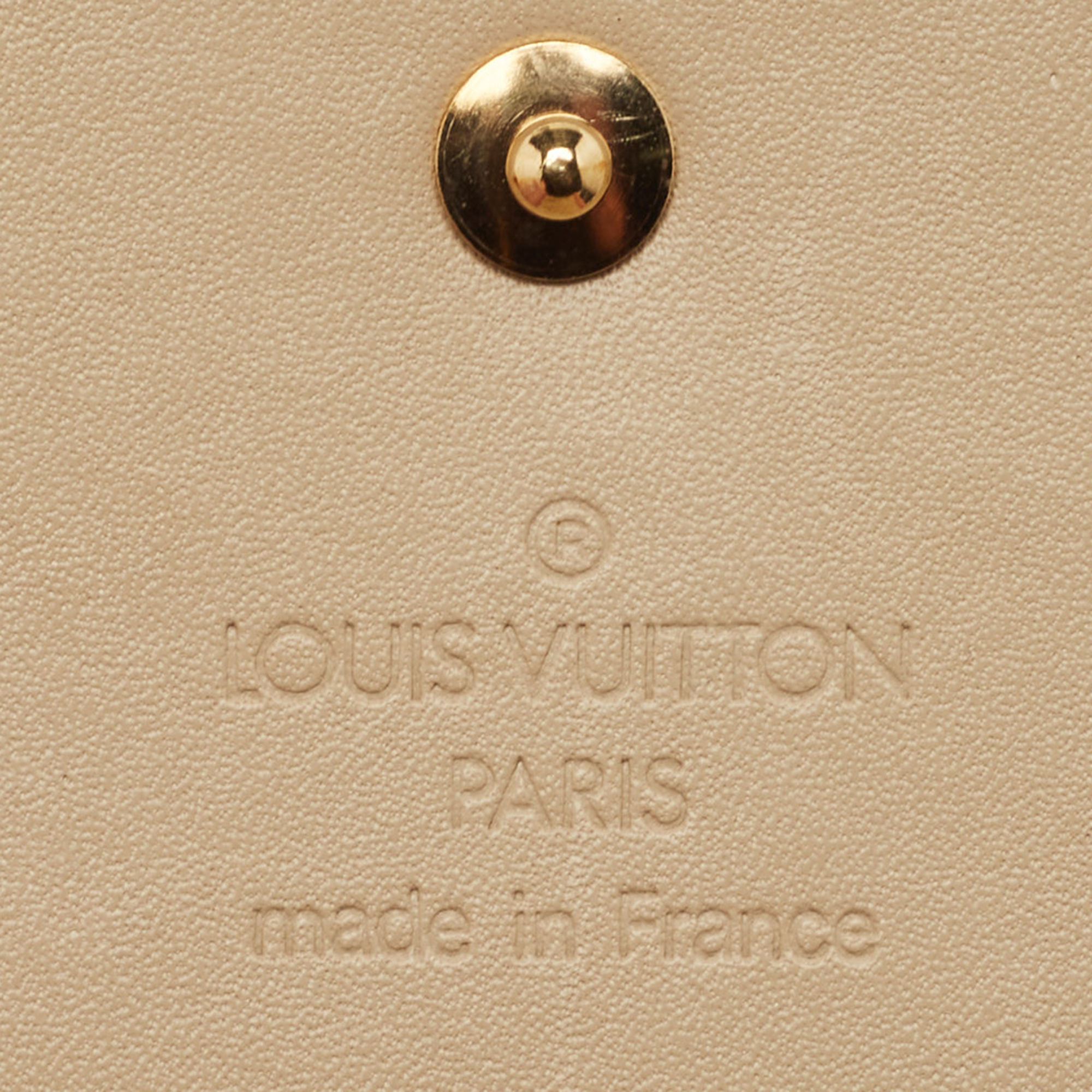 Louis Vuitton Yellow Monogram Vernis Cigarette Case