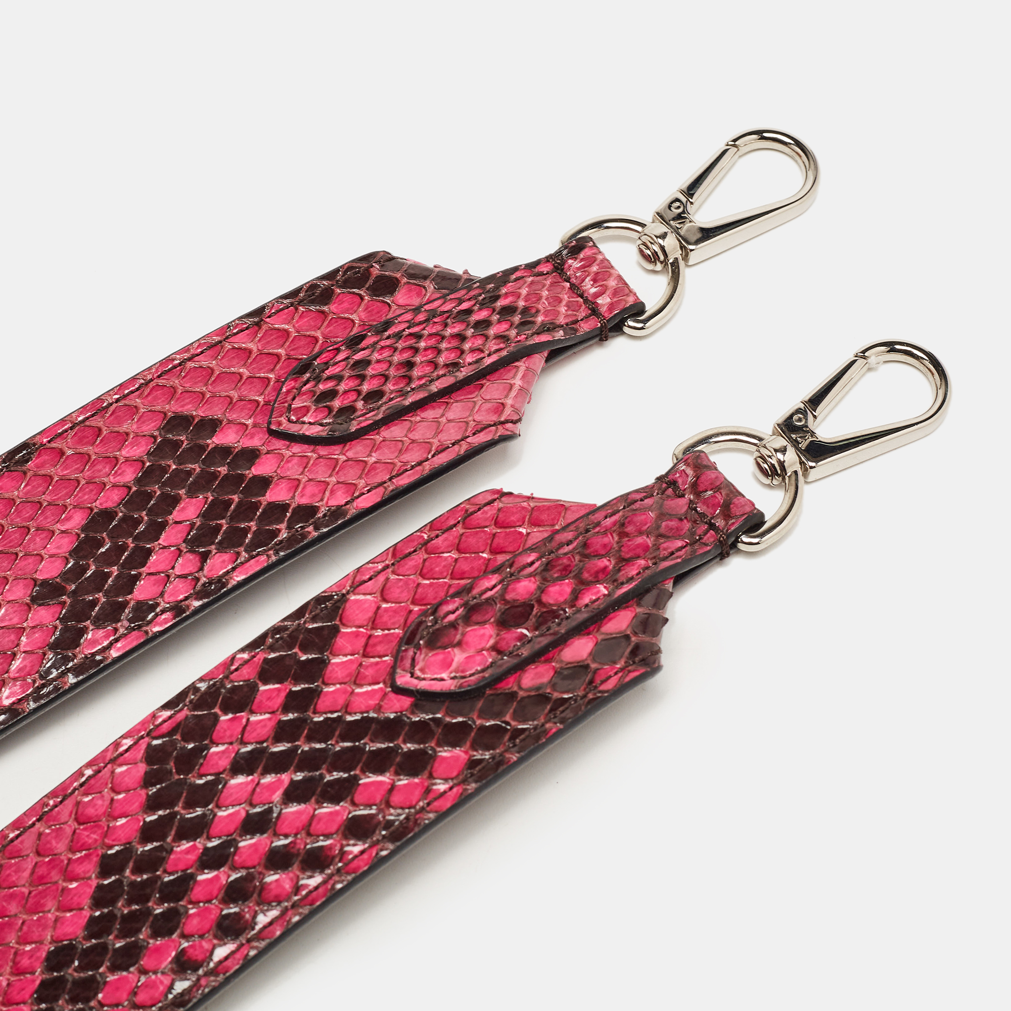 Louis Vuitton Pink Python Bandoulière Shoulder Bag Strap