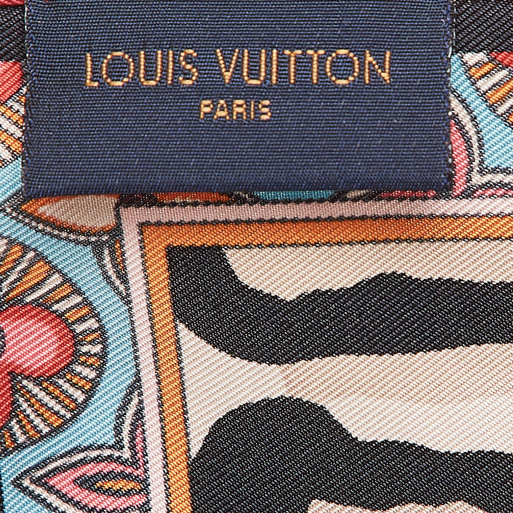 Louis Vuitton Multicolor Jungle Fever Silk Square Scarf