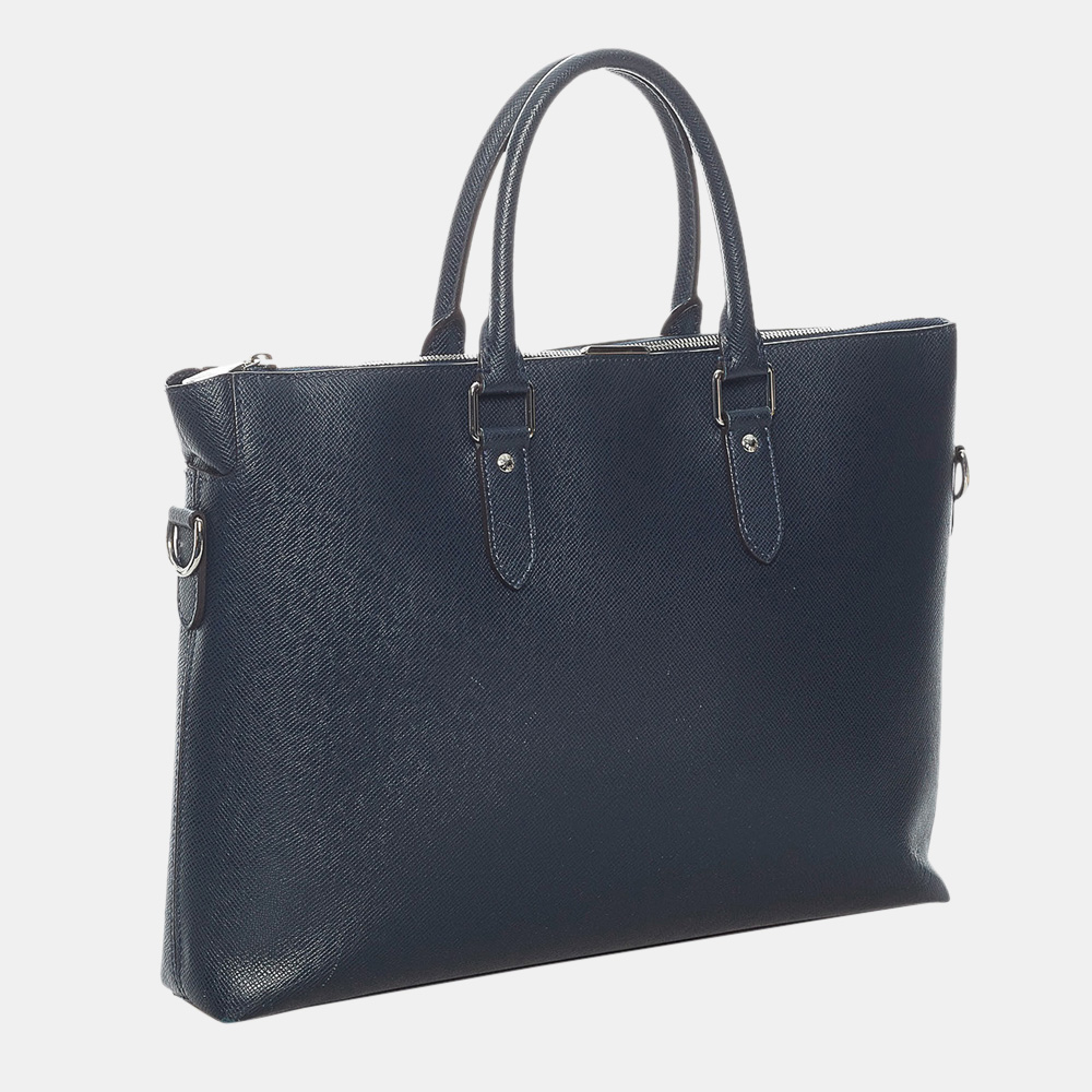 

Louis Vuitton Blue Taiga Anton Soft Briefcase