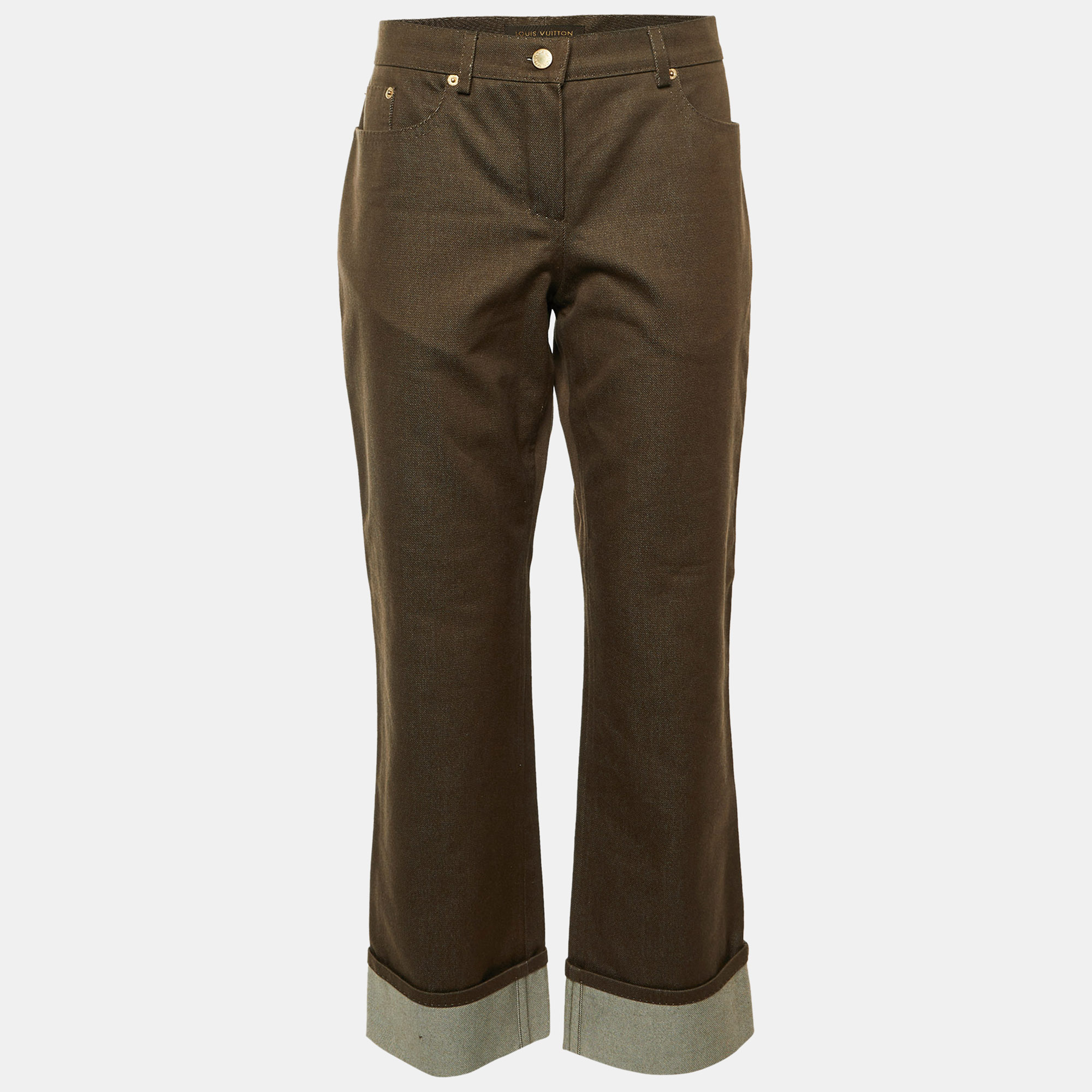 Louis Vuitton Brown Denim Cuffed Jeans L Waist 32"
Louis Vuitton Brown Denim Cuffed Jeans L Waist 32"