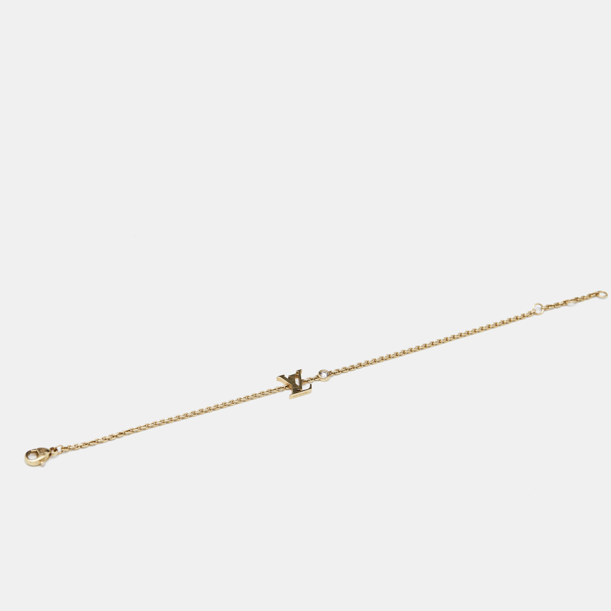 Louis Vuitton Idylle Blossom Diamond 18k Yellow Gold Bracelet