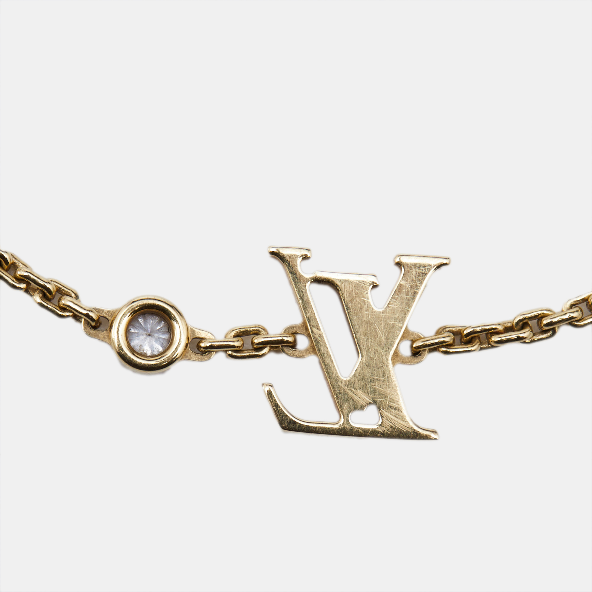 Louis Vuitton Idylle Blossom Diamond 18k Yellow Gold Bracelet