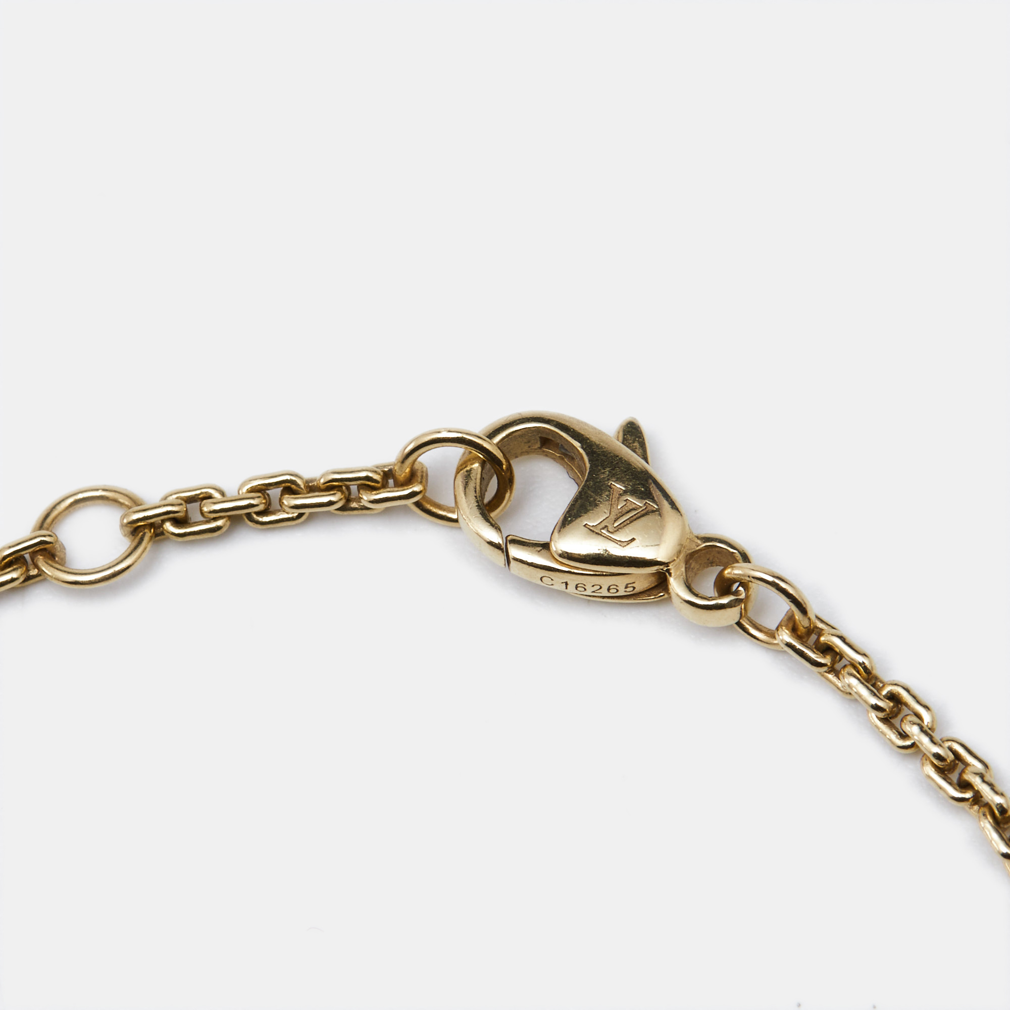 Louis Vuitton Idylle Blossom Diamond 18k Yellow Gold Bracelet