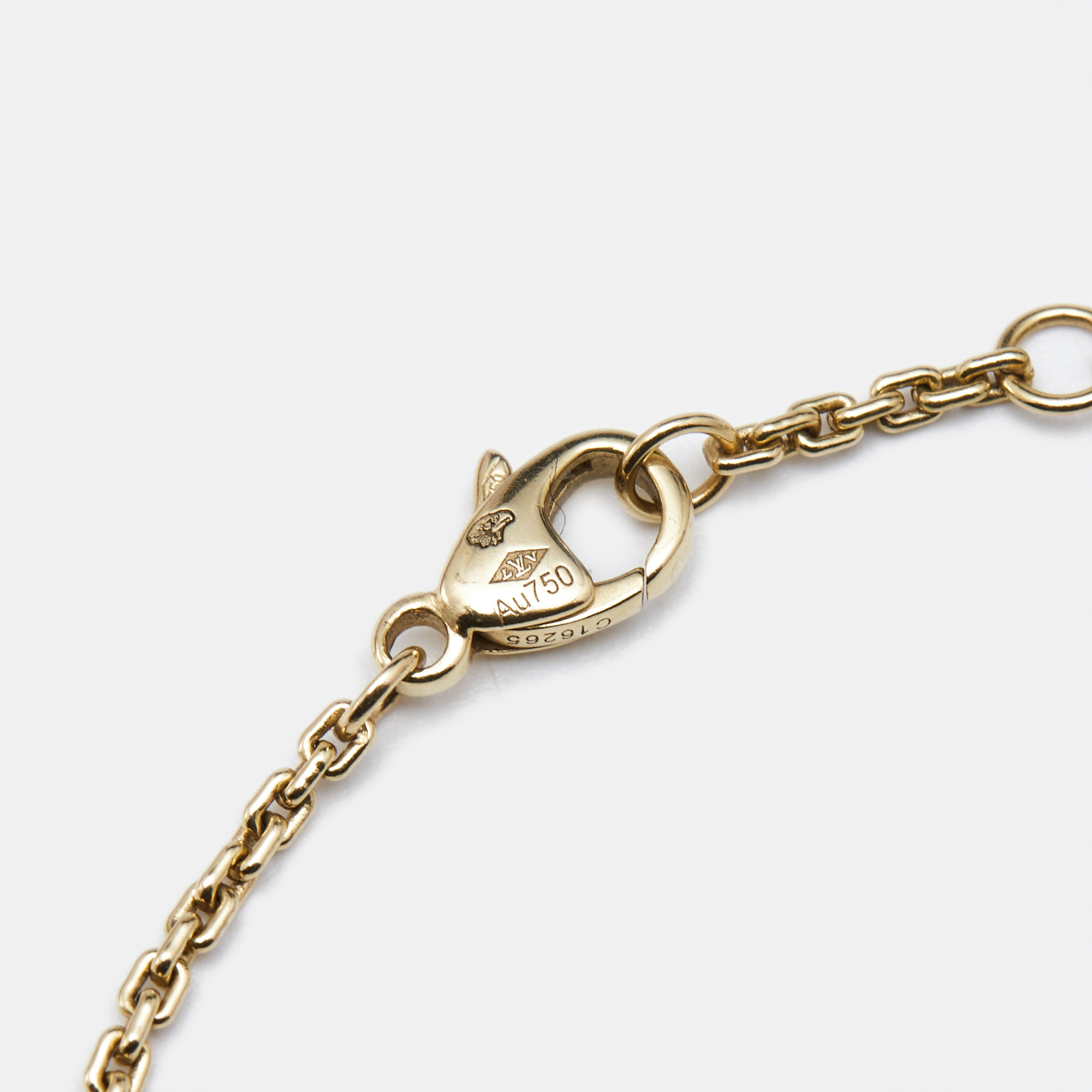 Louis Vuitton Idylle Blossom Diamond 18k Yellow Gold Bracelet