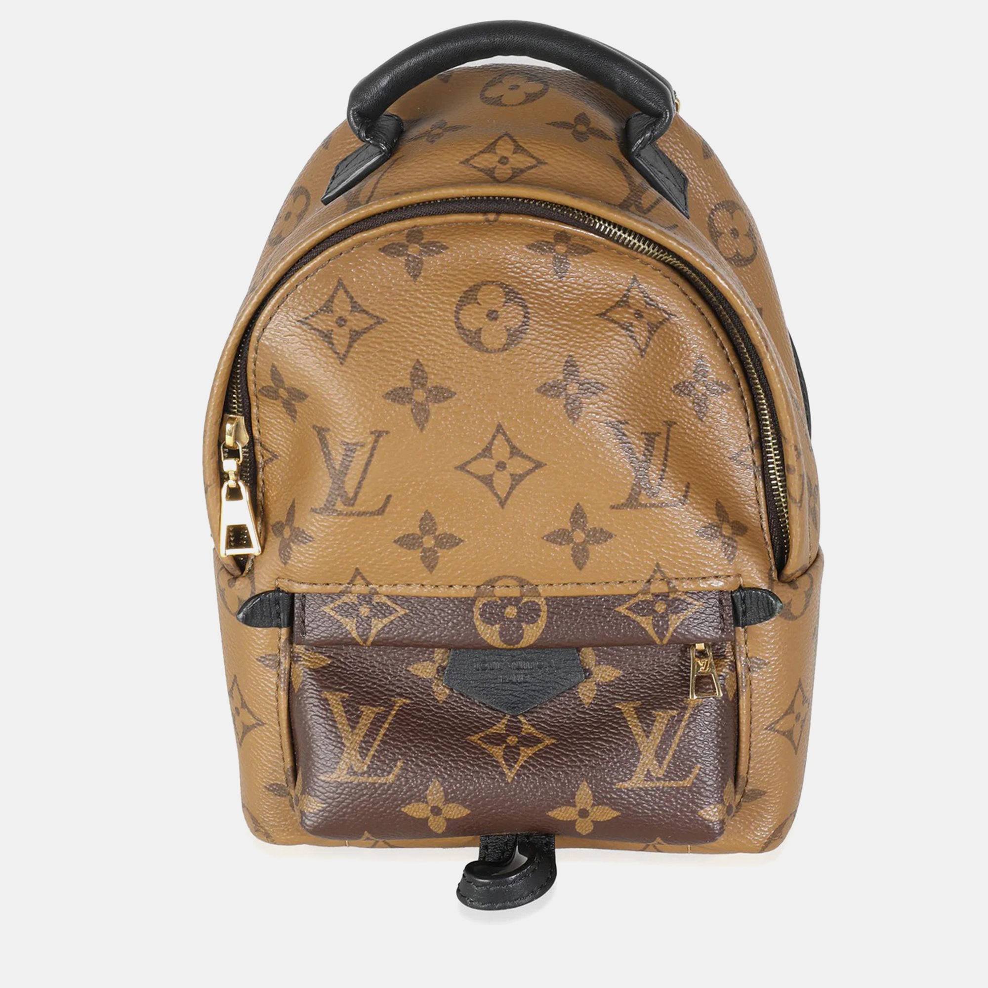 Louis vuitton reverse monogram canvas mini palm springs backpack