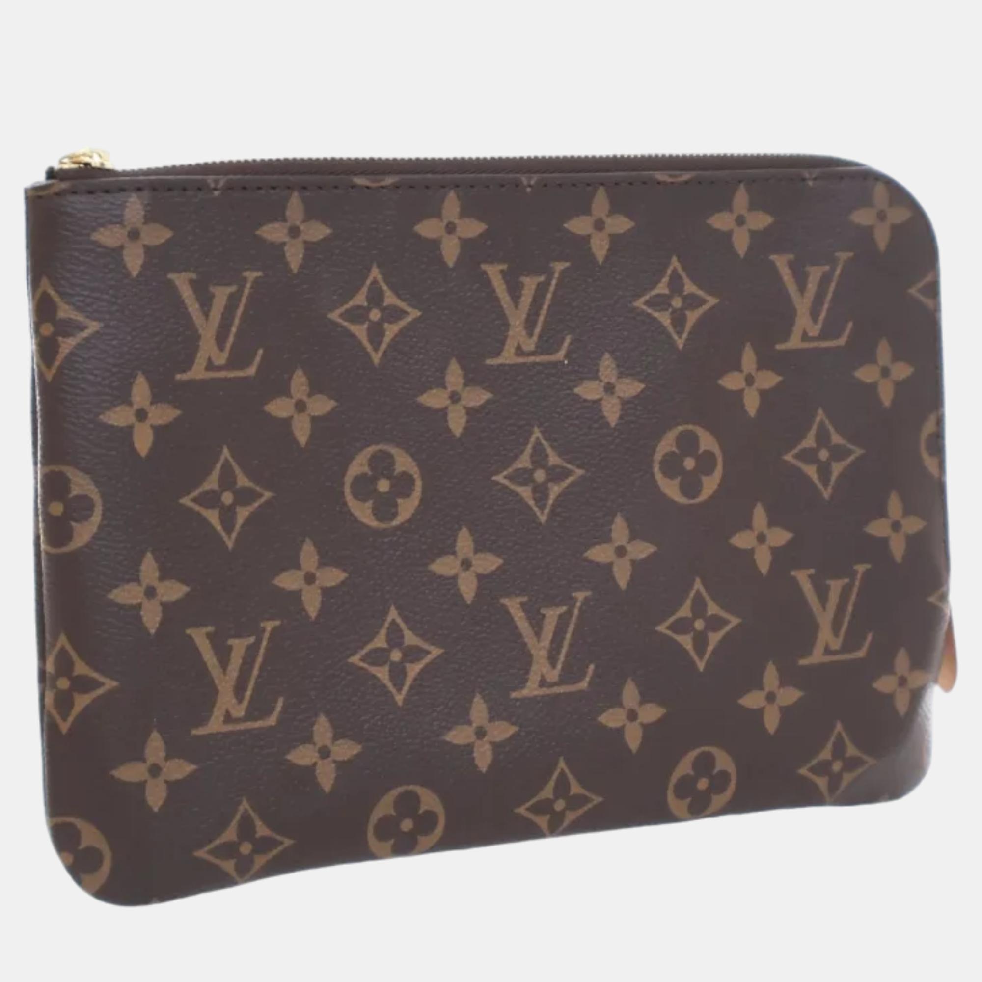 Louis Vuitton Brown Monogram Canvas Etui Voyage PM Pouch