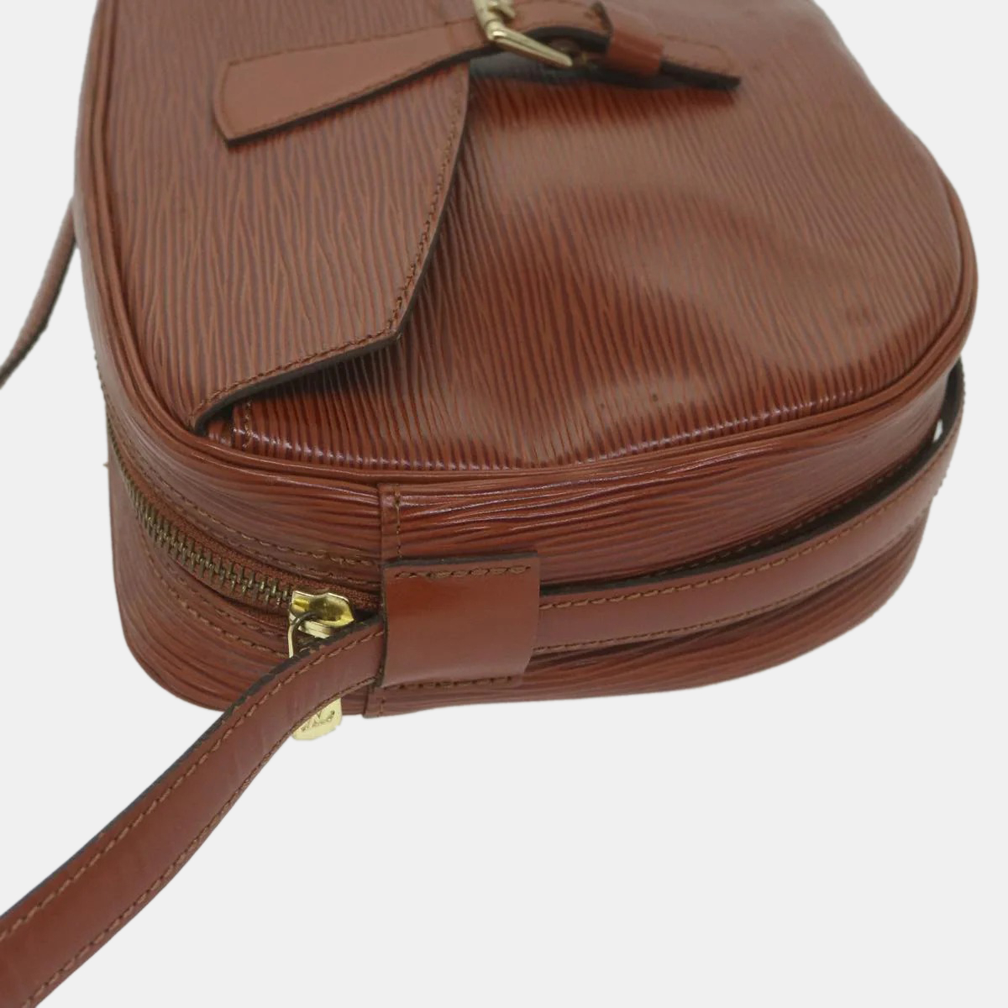 Louis Vuitton Brown Epi Jeune Fillemm Shoulder Bag