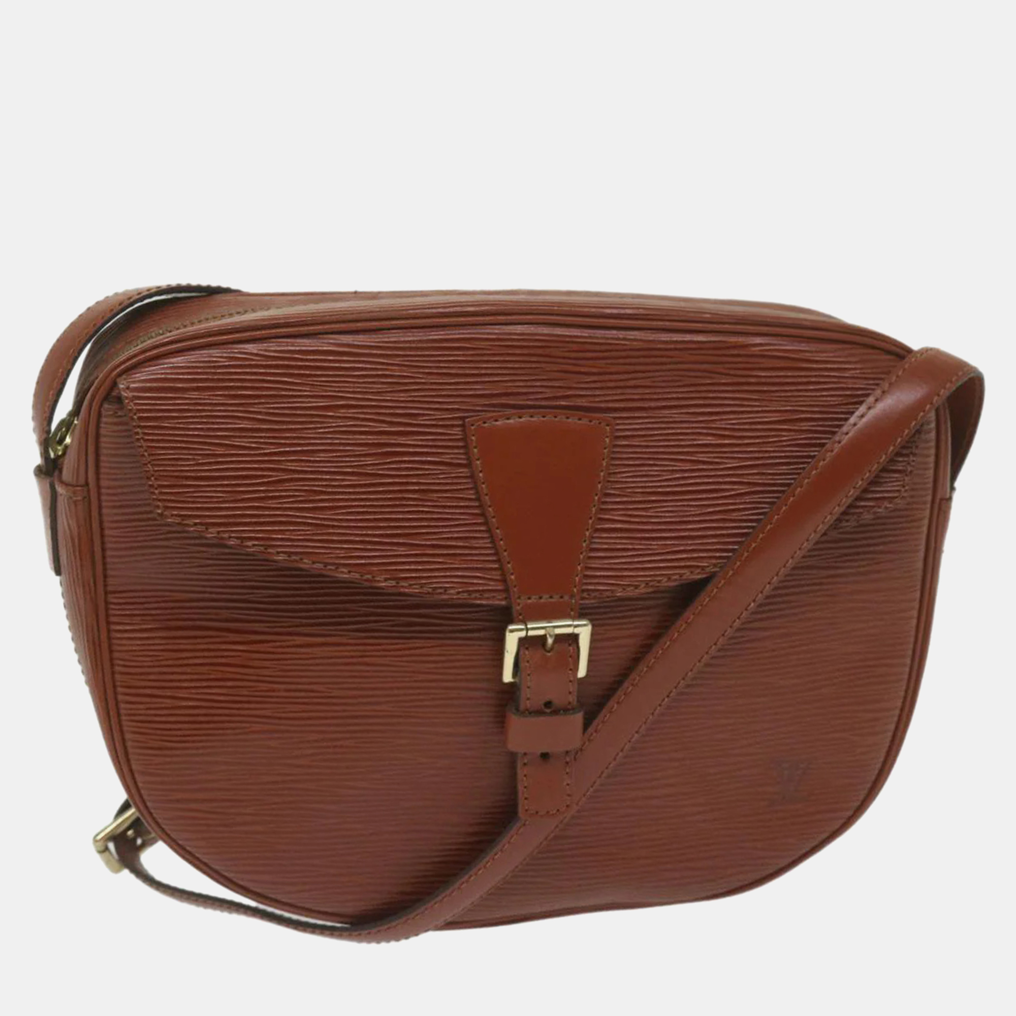 Louis Vuitton Brown Epi Jeune Fillemm Shoulder Bag