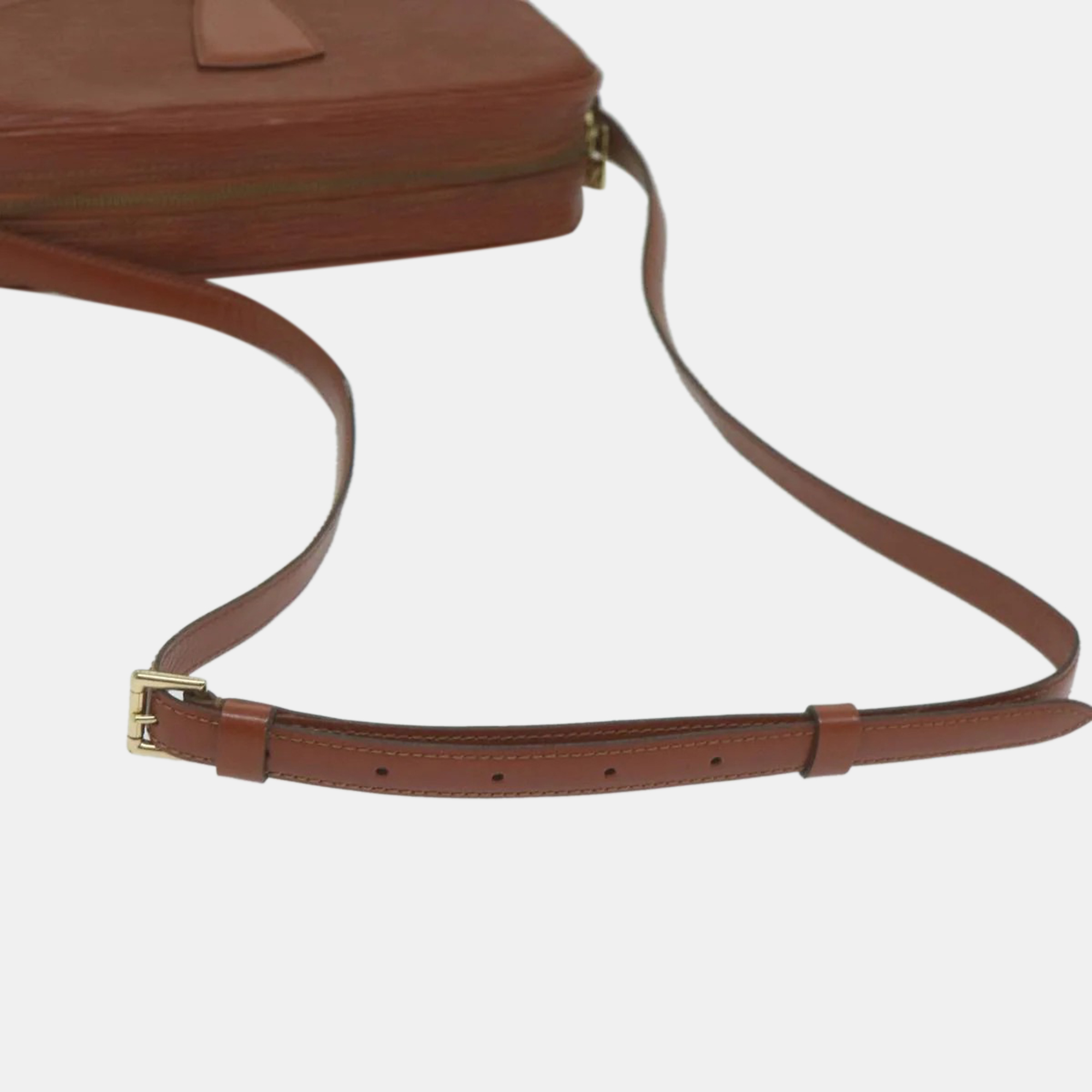 Louis Vuitton Brown Epi Jeune Fillemm Shoulder Bag