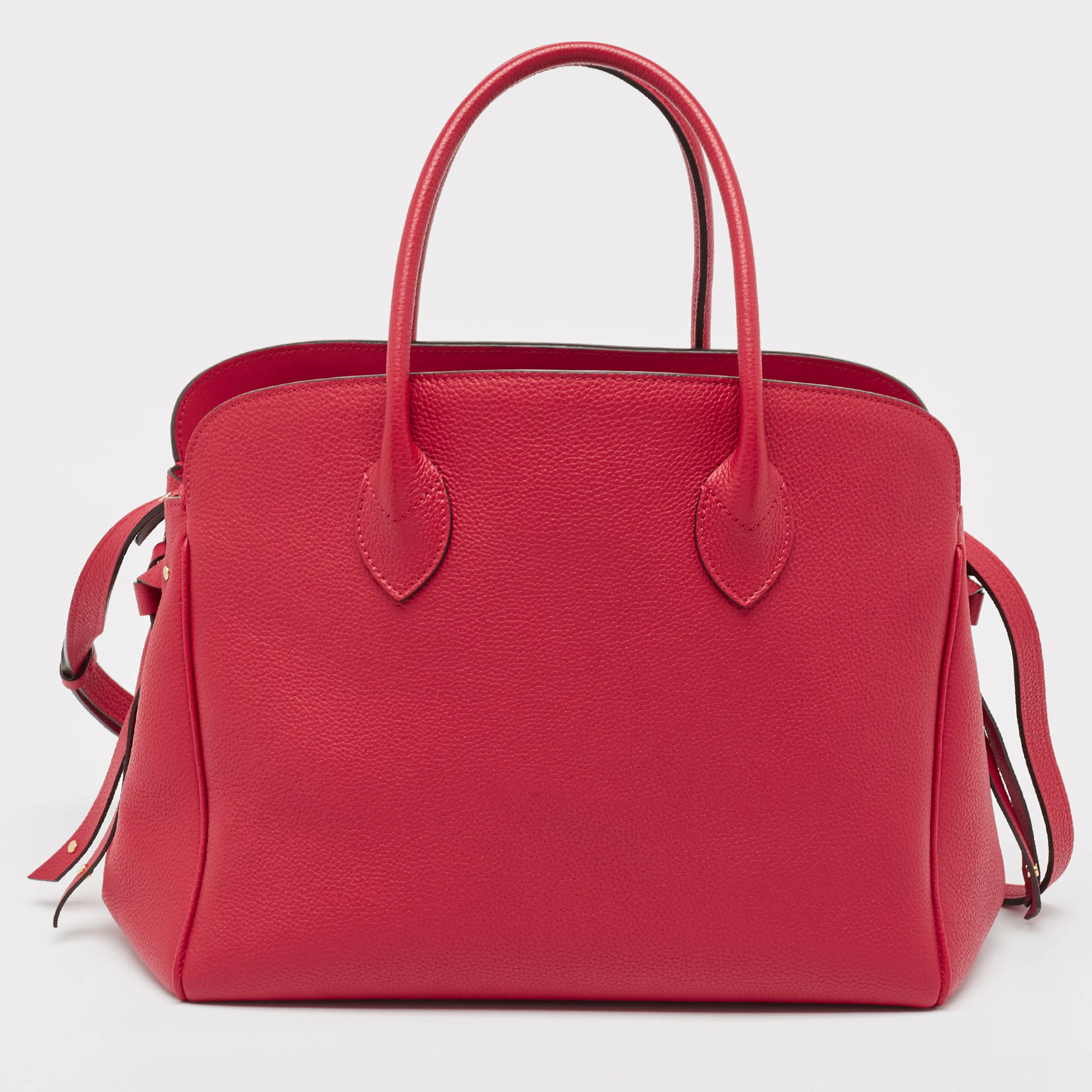 Louis Vuitton Red Leather Milla MM Bag