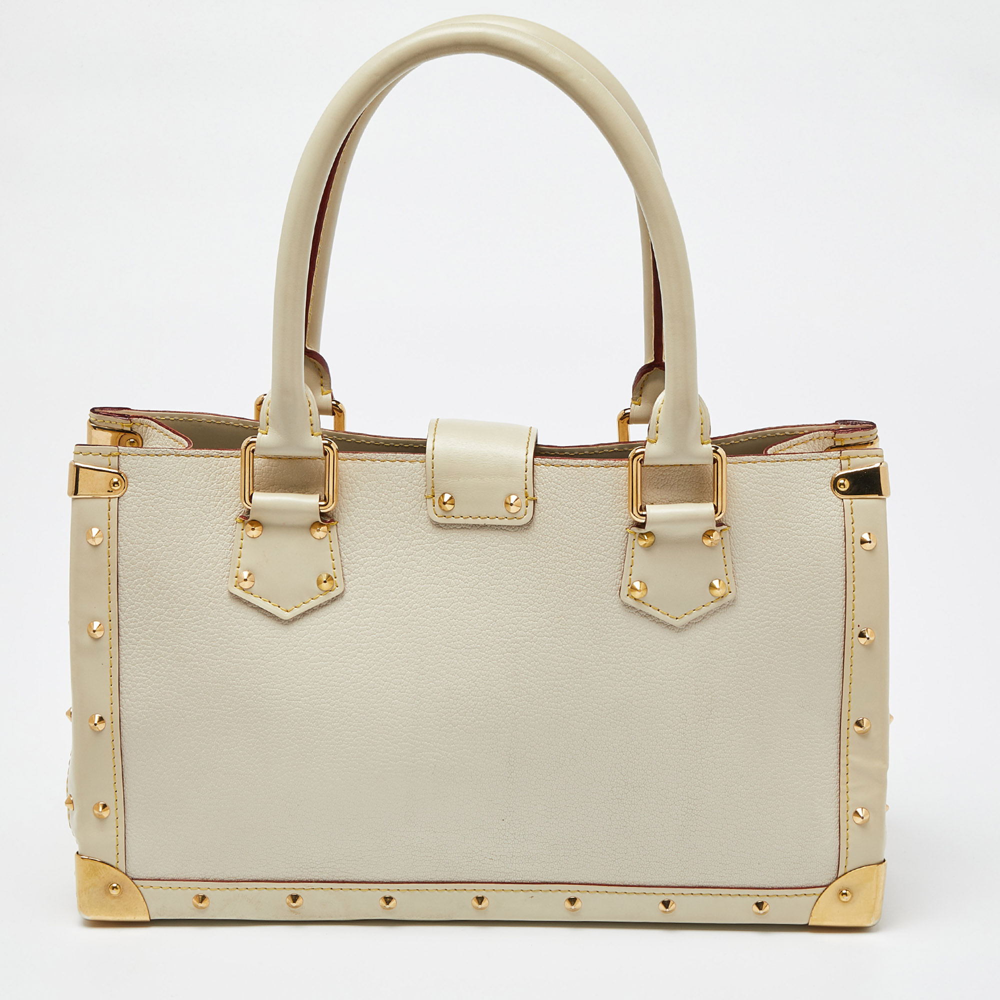 Louis Vuitton White Suhali Leather Le Fabuleux Bag