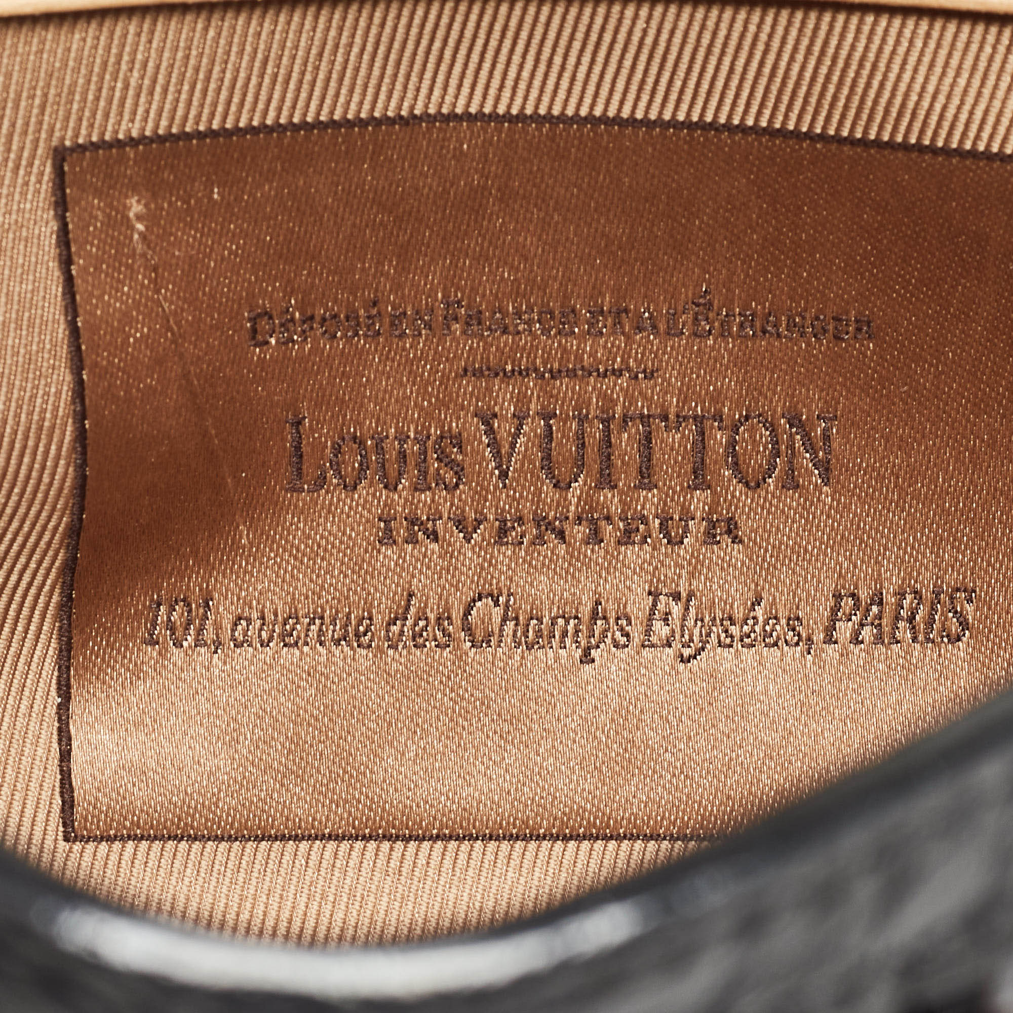 Louis Vuitton Black/Monogram Canvas And Leather Limited Edition Fleur De Jais Manege Clutch