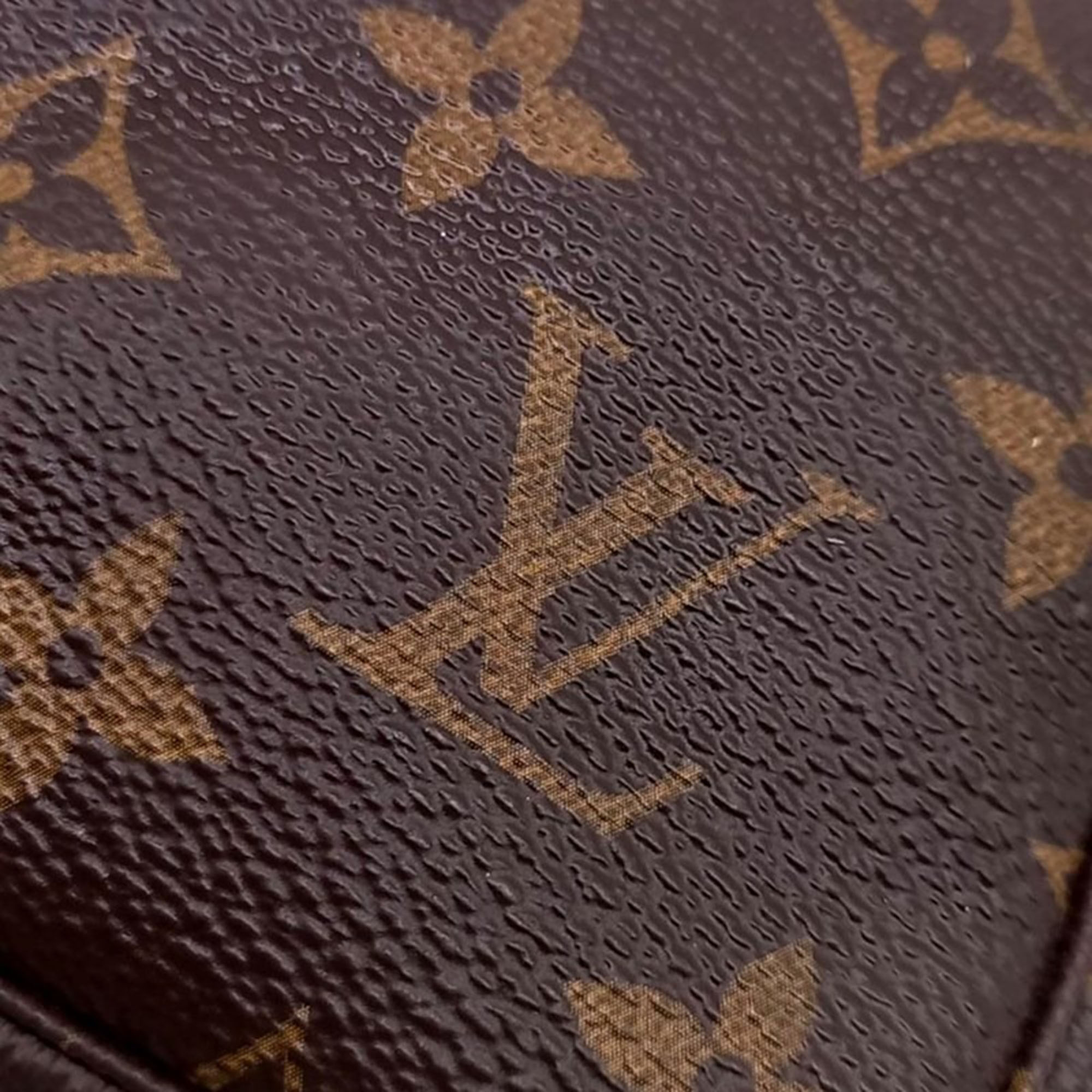 Louis Vuitton Brown Coated Canvas Monogram Mini Pochette Accessories