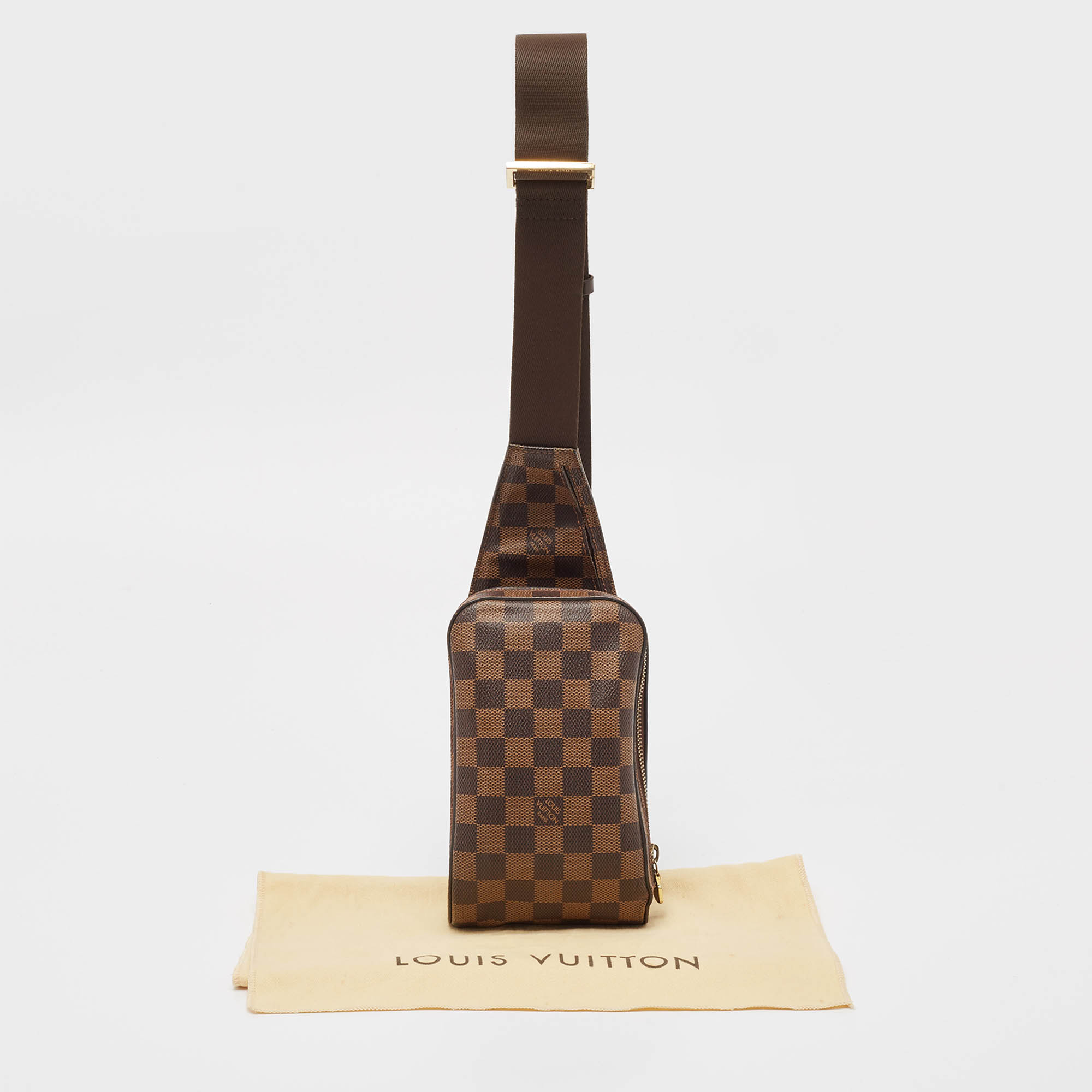 Louis Vuitton Damier Ebene Canvas Geronimos Bag