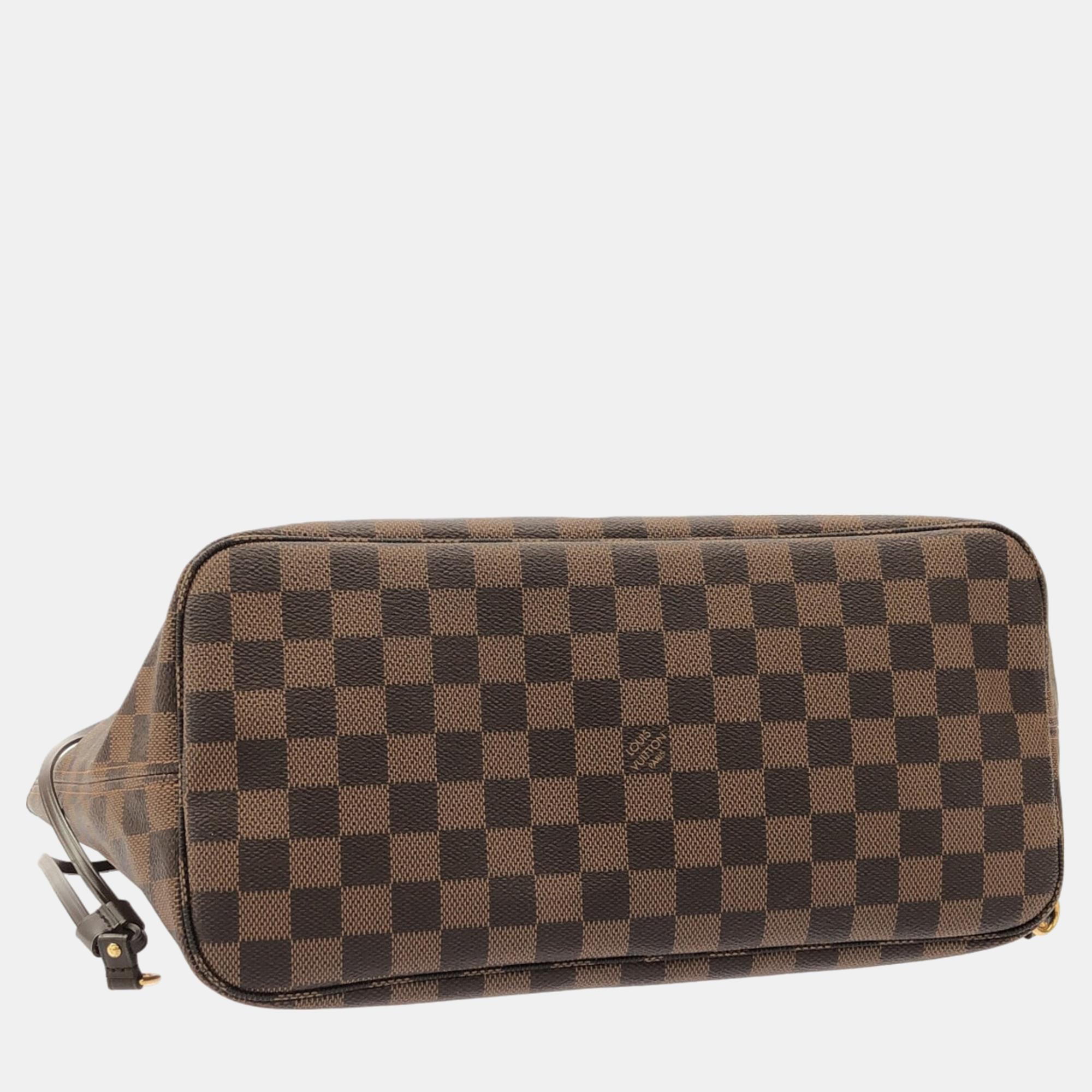 Louis Vuitton Brown Damier Ebene Neverfull MM