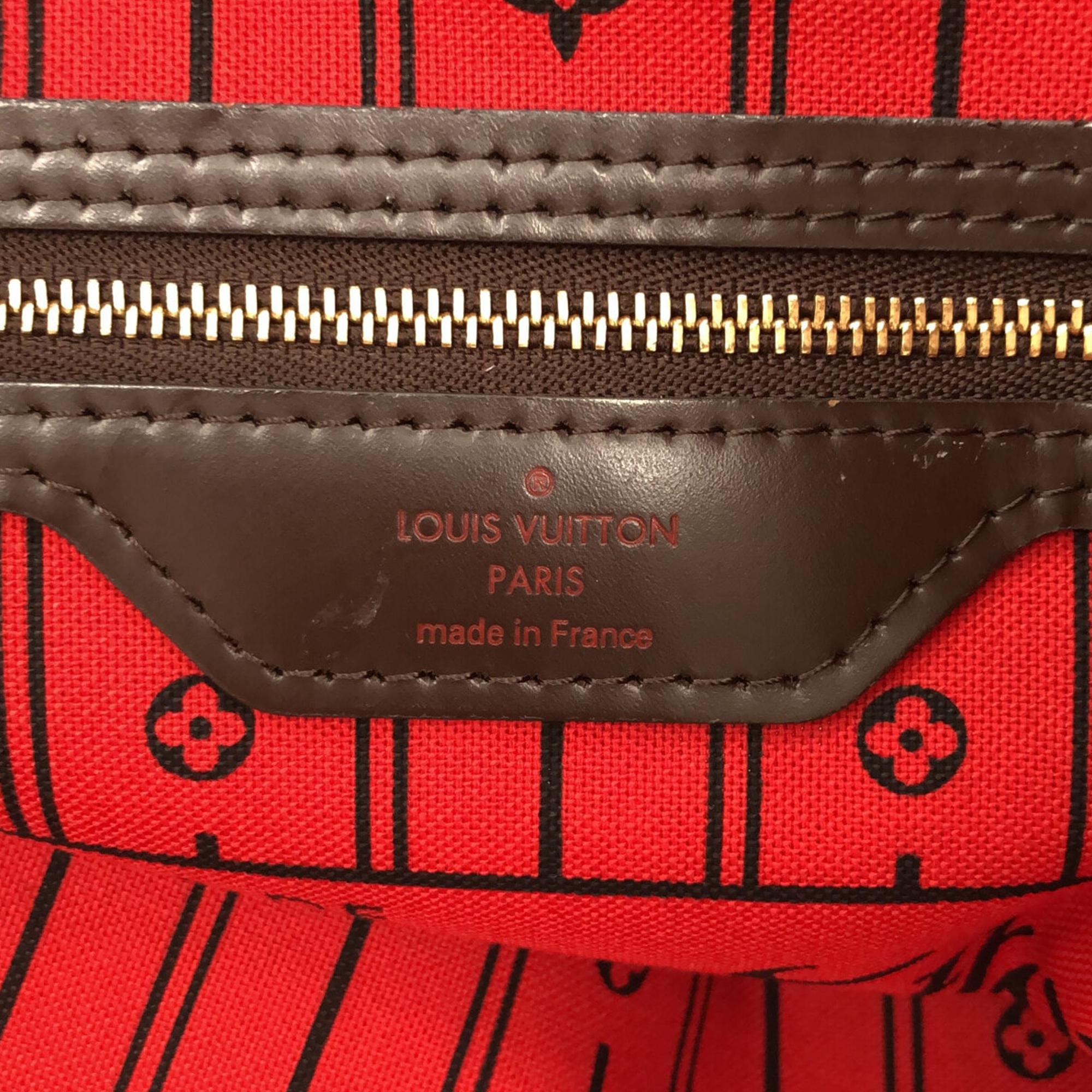 Louis Vuitton Brown Damier Ebene Neverfull MM