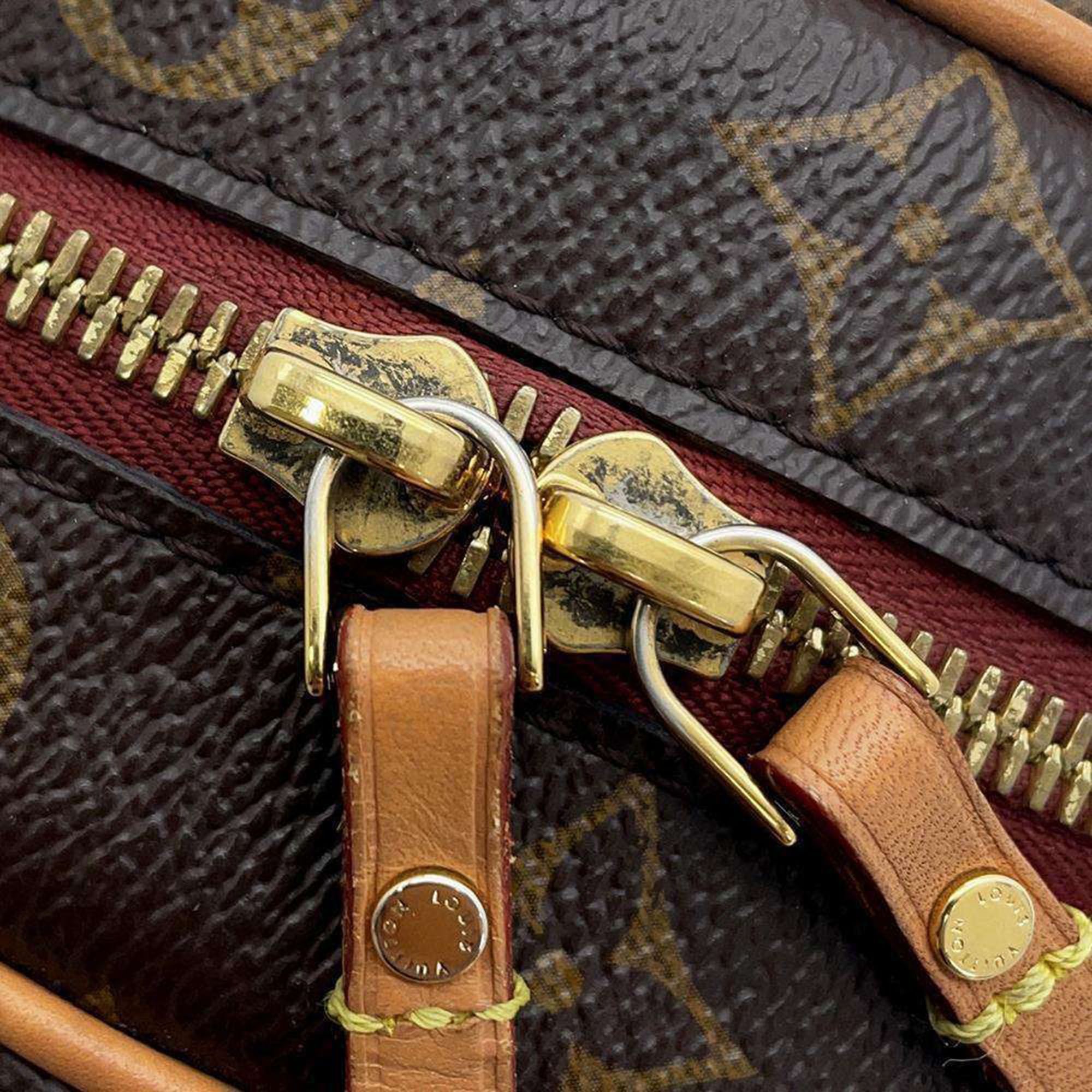 Louis Vuitton Brown Monogram Canvas And Leather Boite Chapeau Souple Shoulder Bag