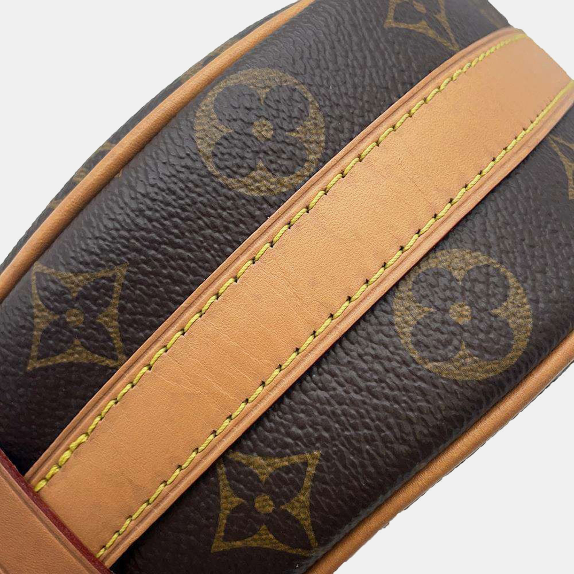 Louis Vuitton Brown Monogram Canvas And Leather Boite Chapeau Souple Shoulder Bag