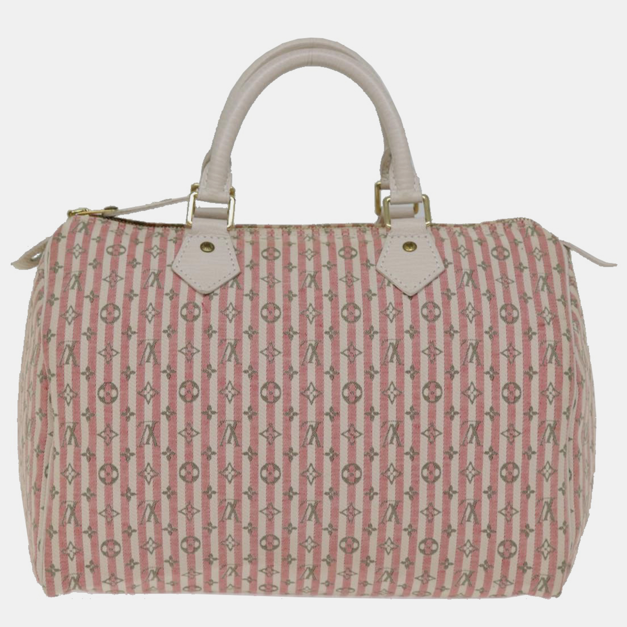 Louis Vuitton Pink Canvas Speedy 30 Handbag