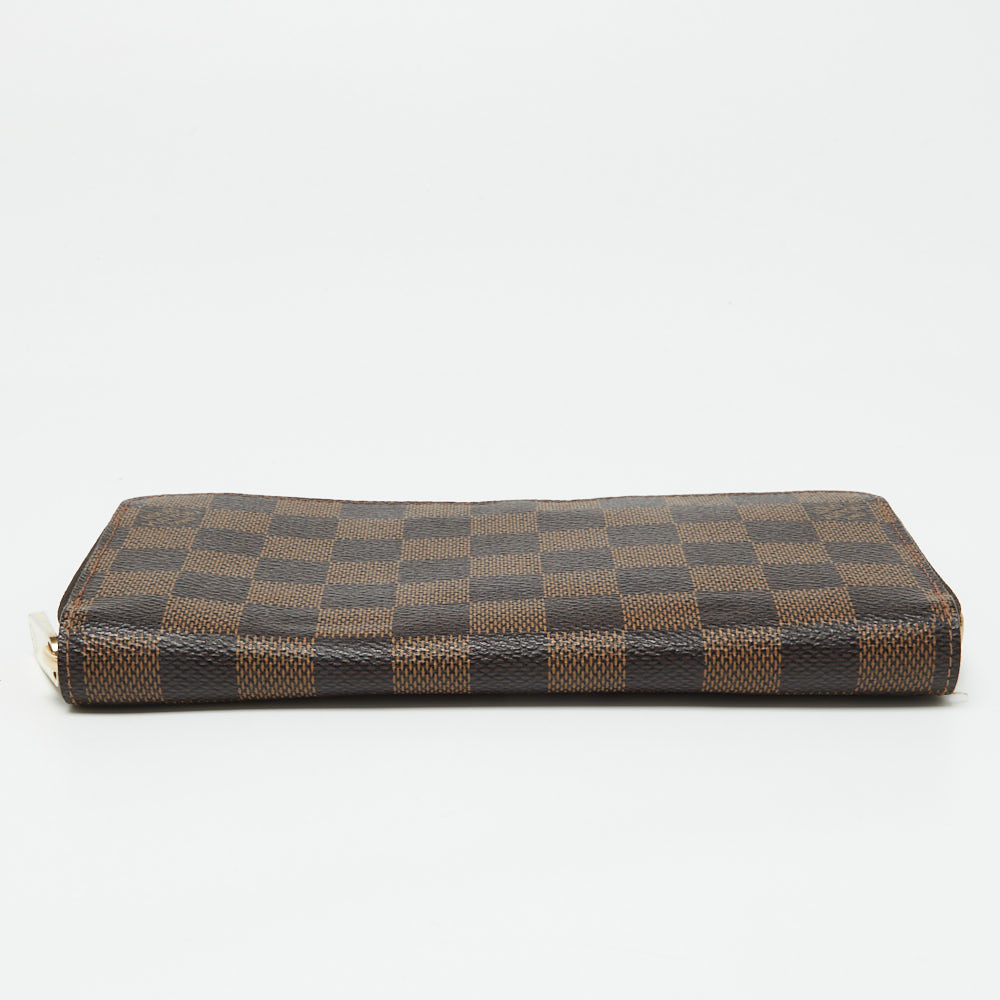 Louis Vuitton Damier Ebene Canvas Zippy Wallet