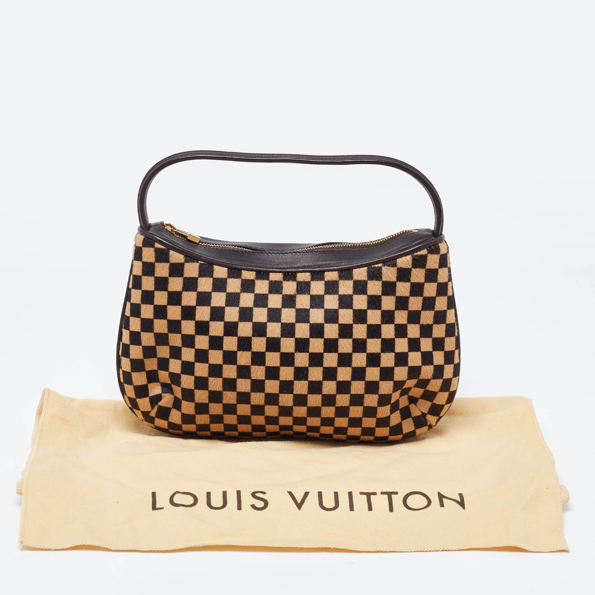 Louis Vuitton Damier Calfhair And Leather Limited Edition Sauvage Tigre Bag