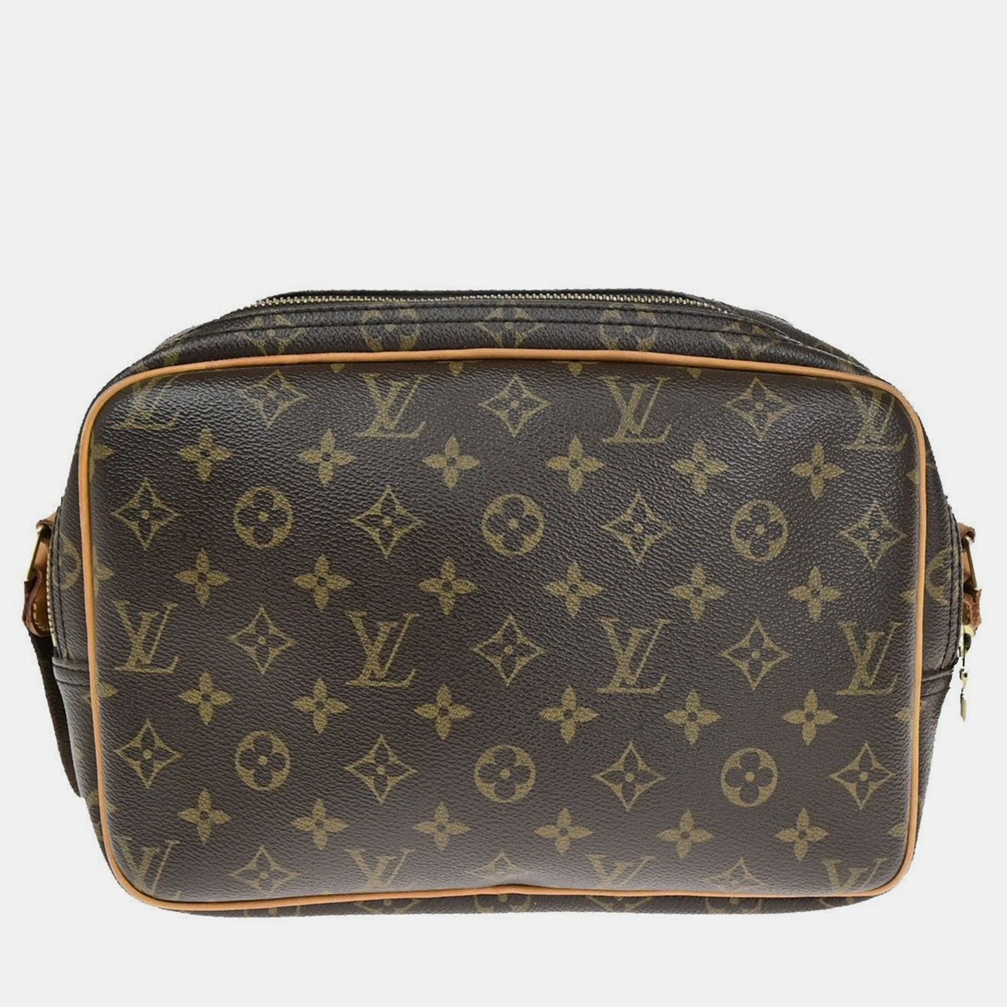 Louis Vuitton Brown Canvas Reporter PM Shoulder Bag