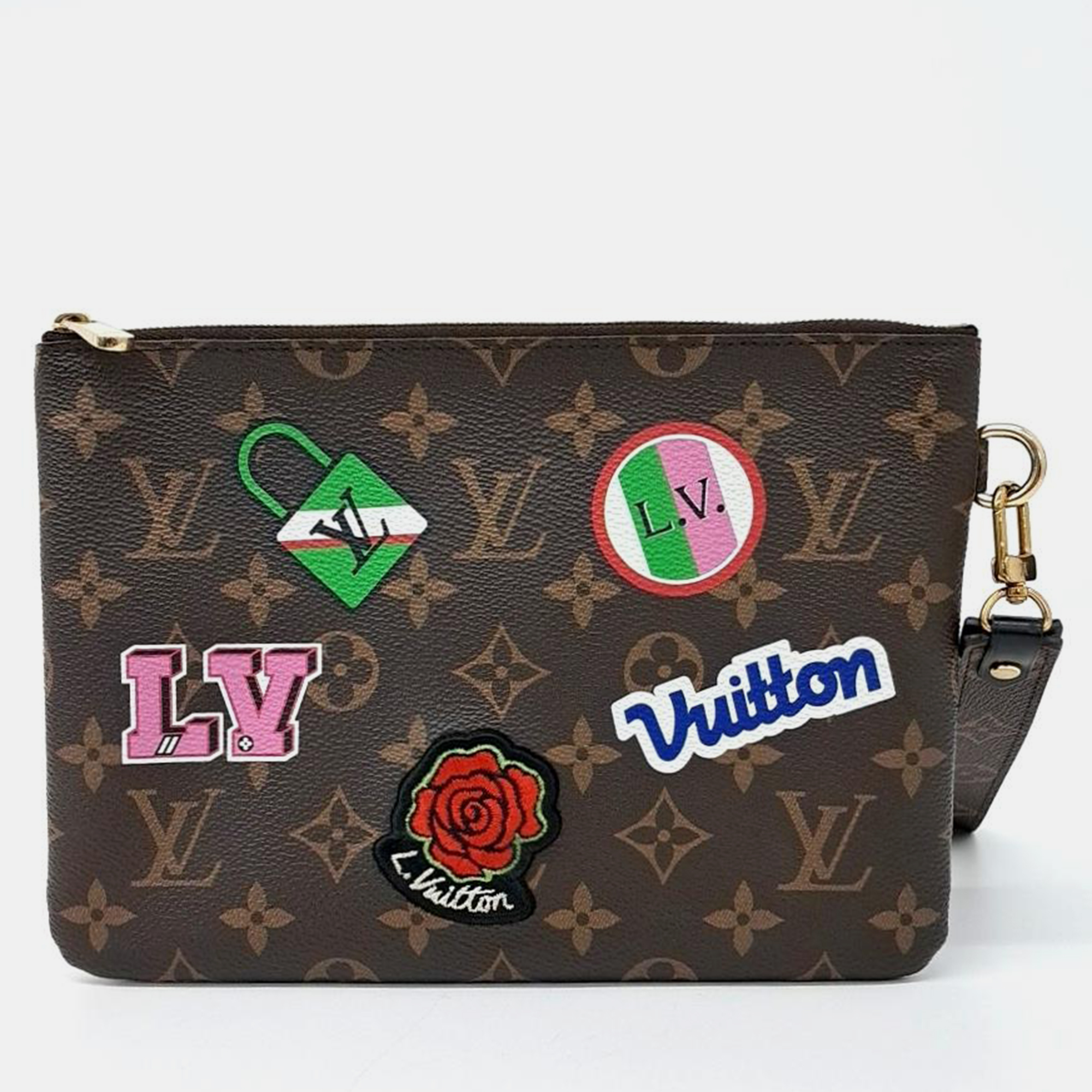 Louis Vuitton Brown Monogram Canvas City Pouch