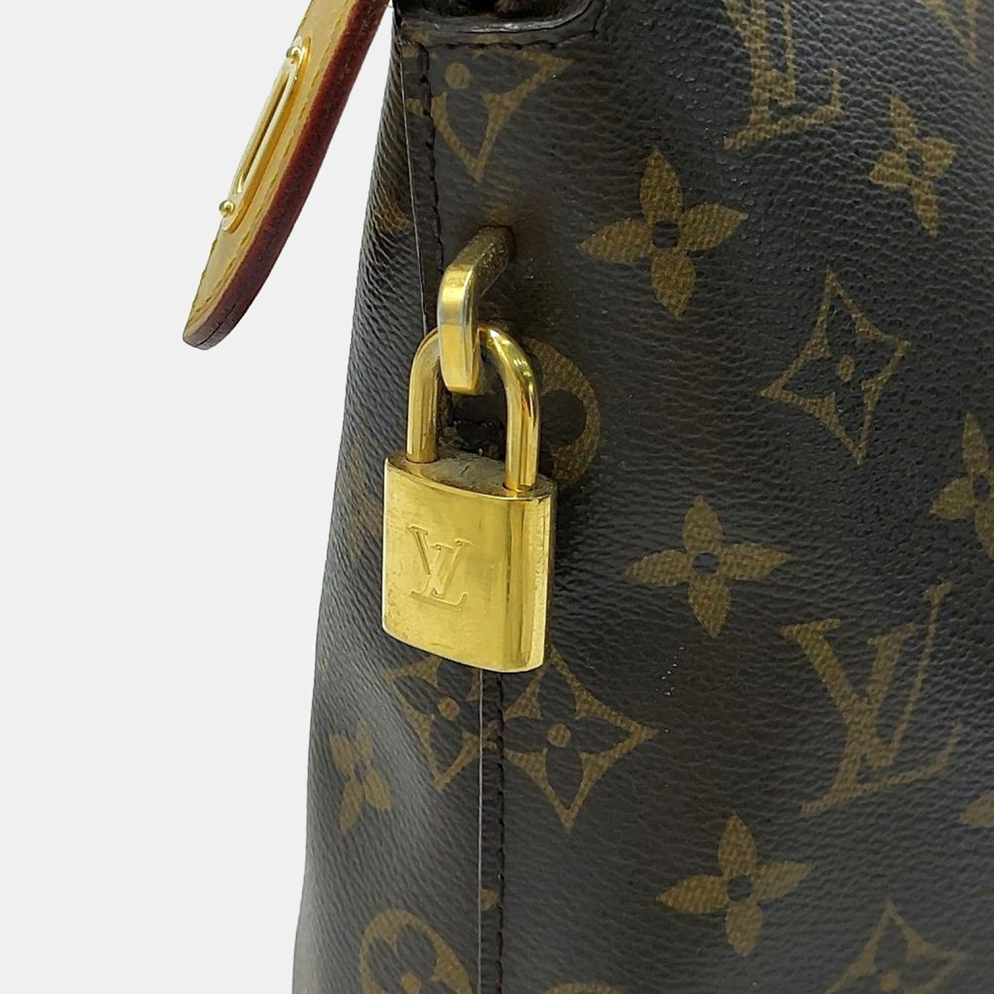 Louis Vuitton Brown Monogram Canvas Locket MM Satchel Bag