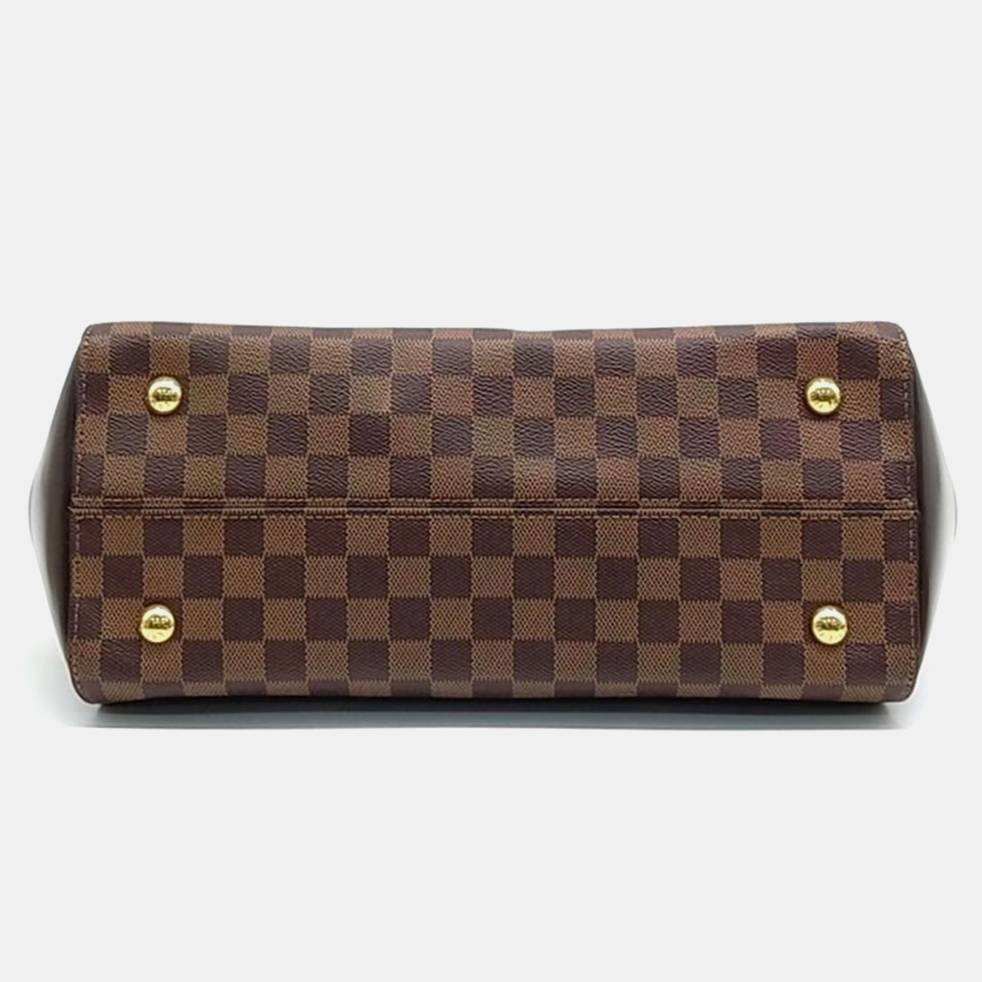 Louis Vuitton Brown Coated Canvas Damier Rivoli MM Shoulder Bag