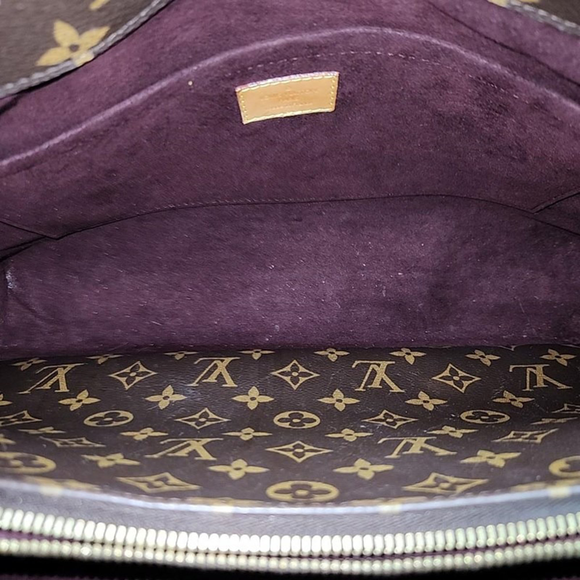 Louis Vuitton Brown Monogram Canvas Montaigne GM Satchel Bag