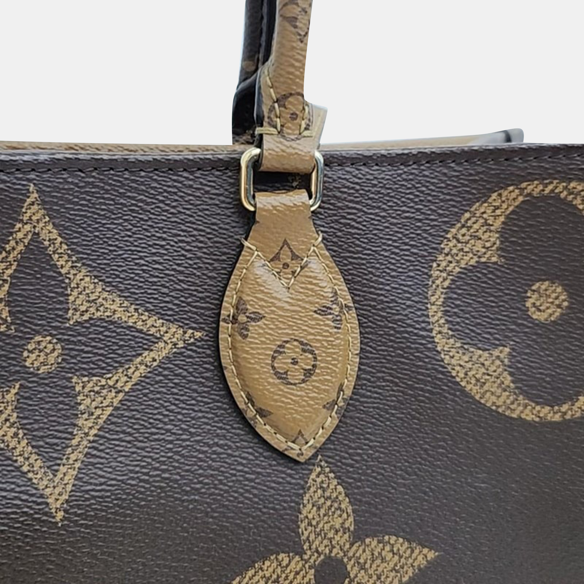 Louis Vuitton Brown Canvas Monogram On The Go GM Shoulder Bag