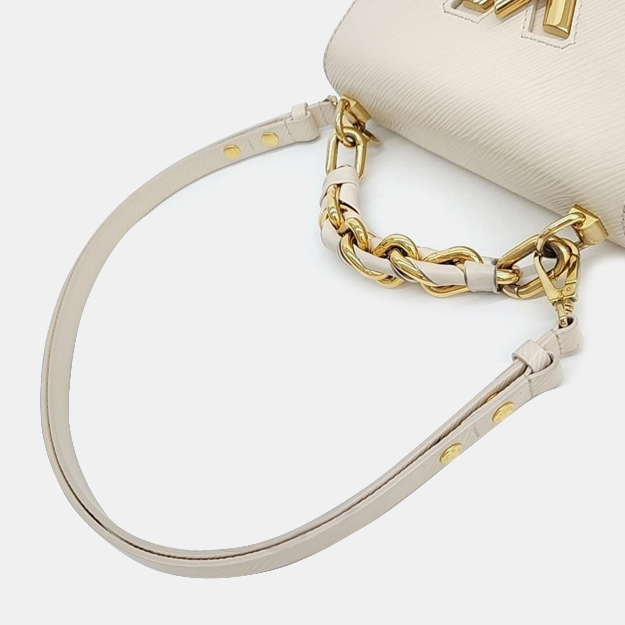 Louis Vuitton Cream Epi Twist PM Shoulder Bag