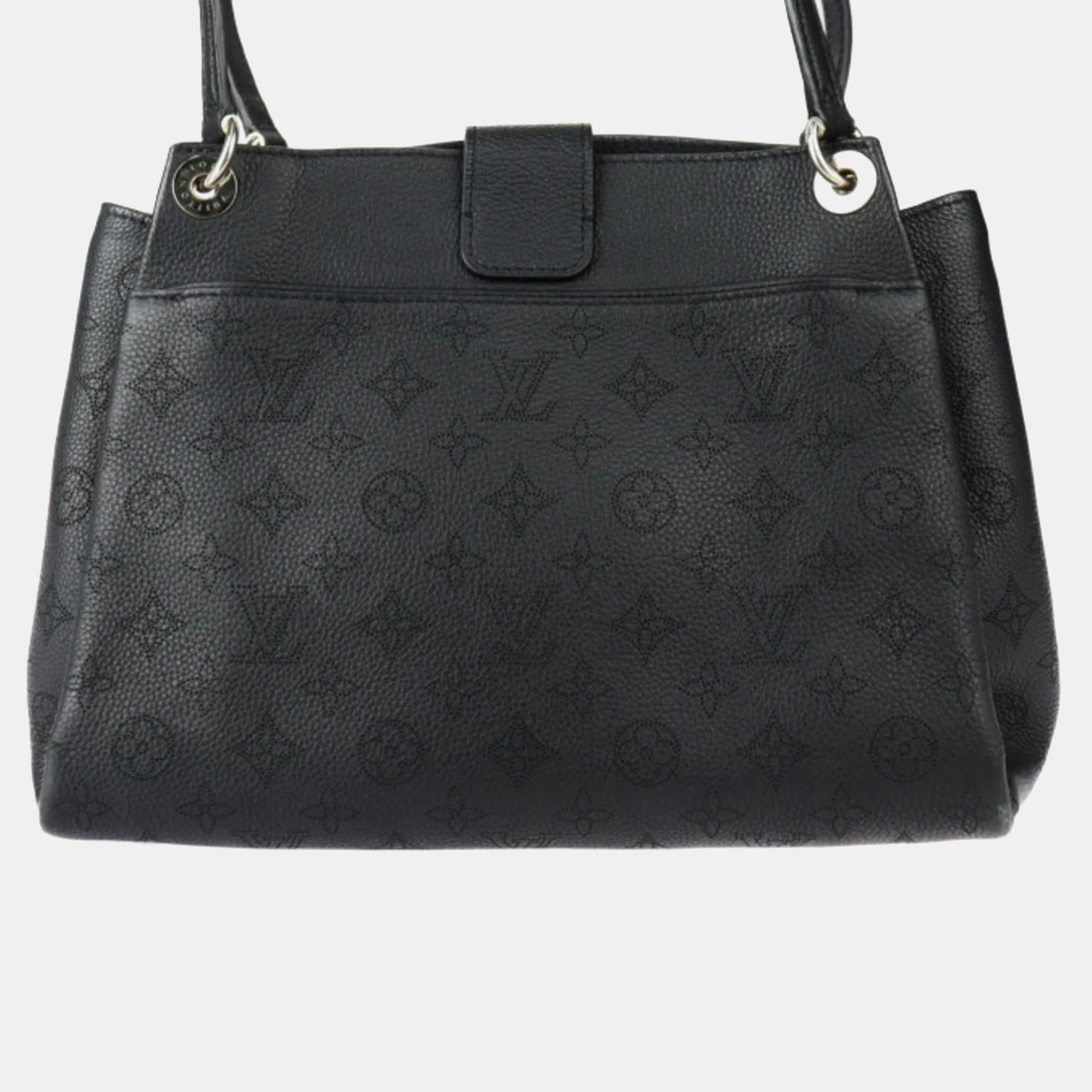 Louis Vuitton Black Mahina Leather Sevres Shoulder Bag