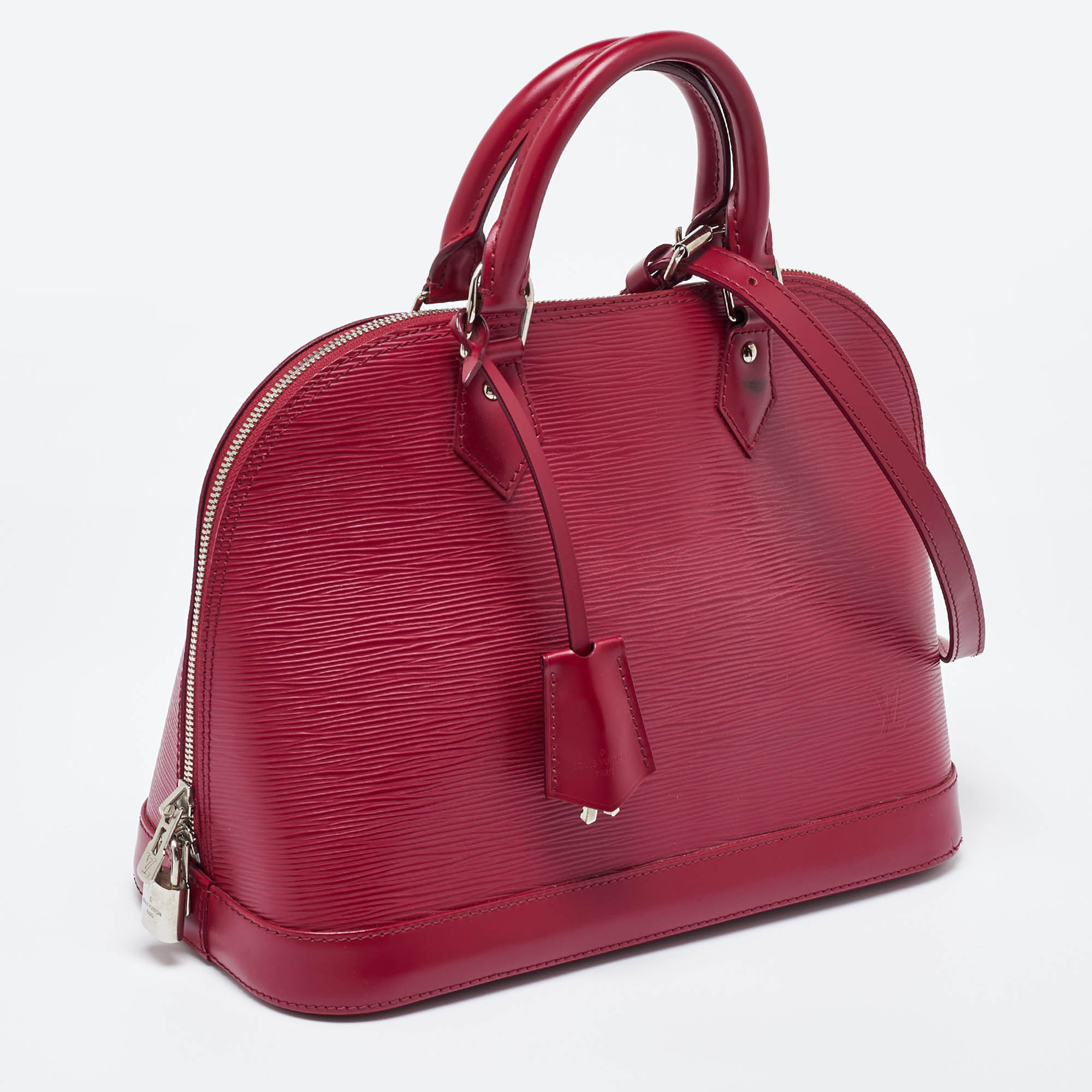 Louis Vuitton Fuchsia Epi Leather Alma PM Bag