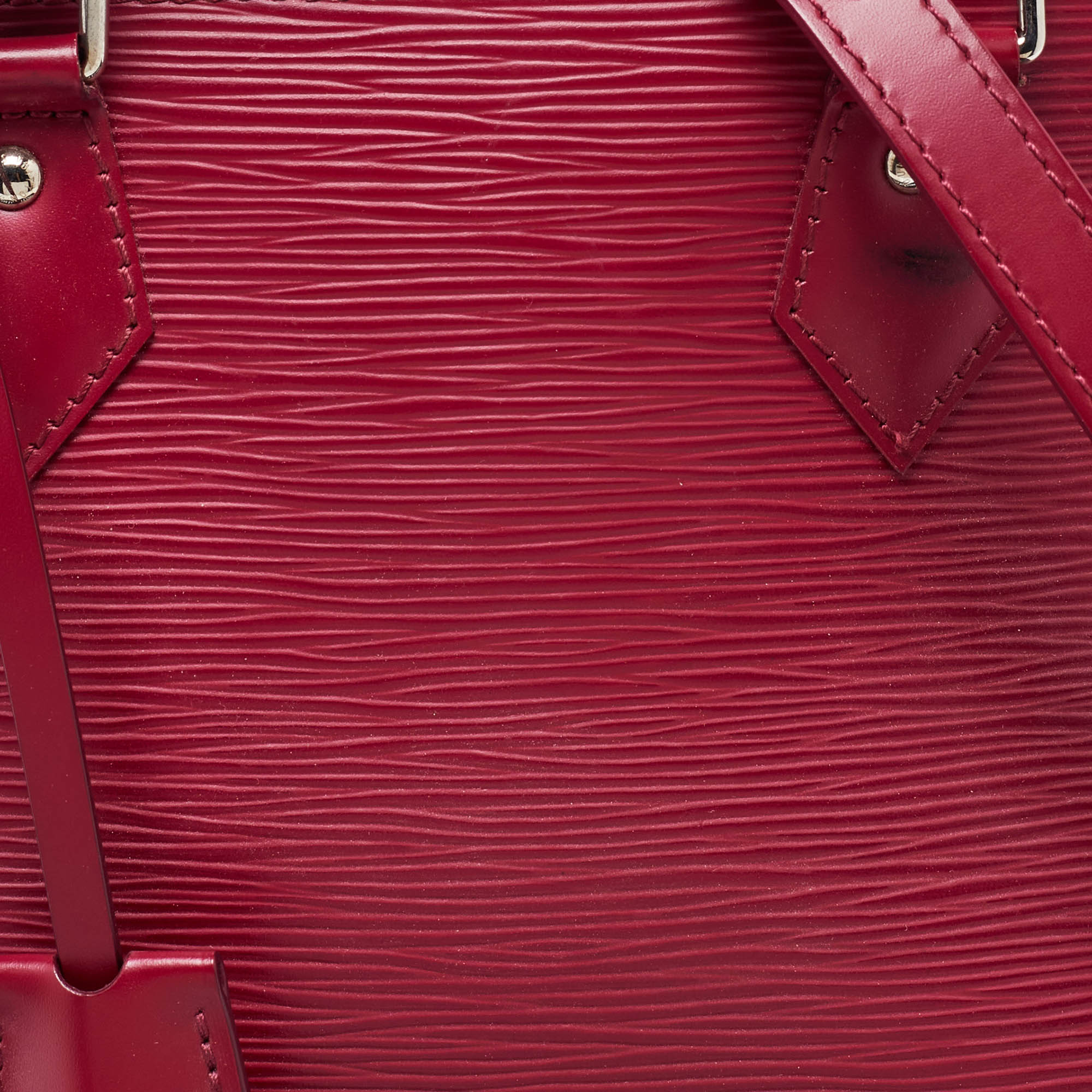 Louis Vuitton Fuchsia Epi Leather Alma PM Bag