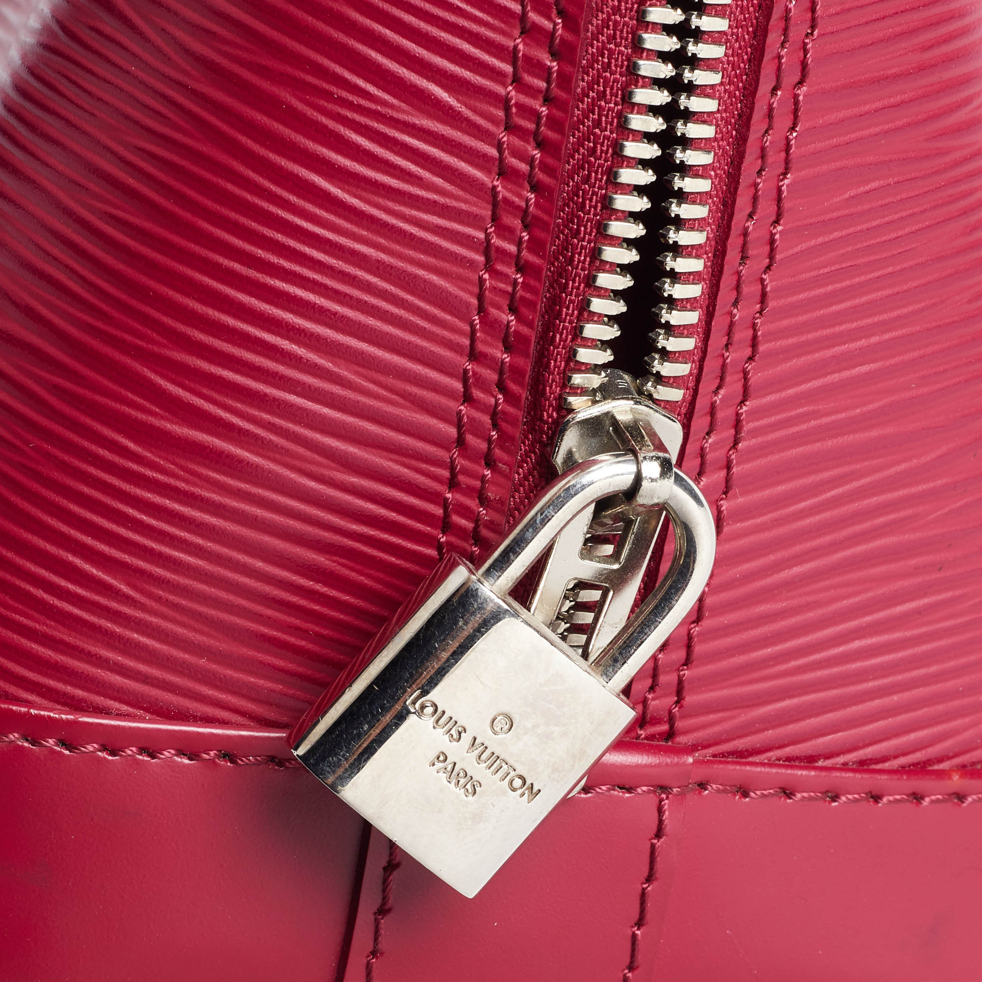 Louis Vuitton Fuchsia Epi Leather Alma PM Bag