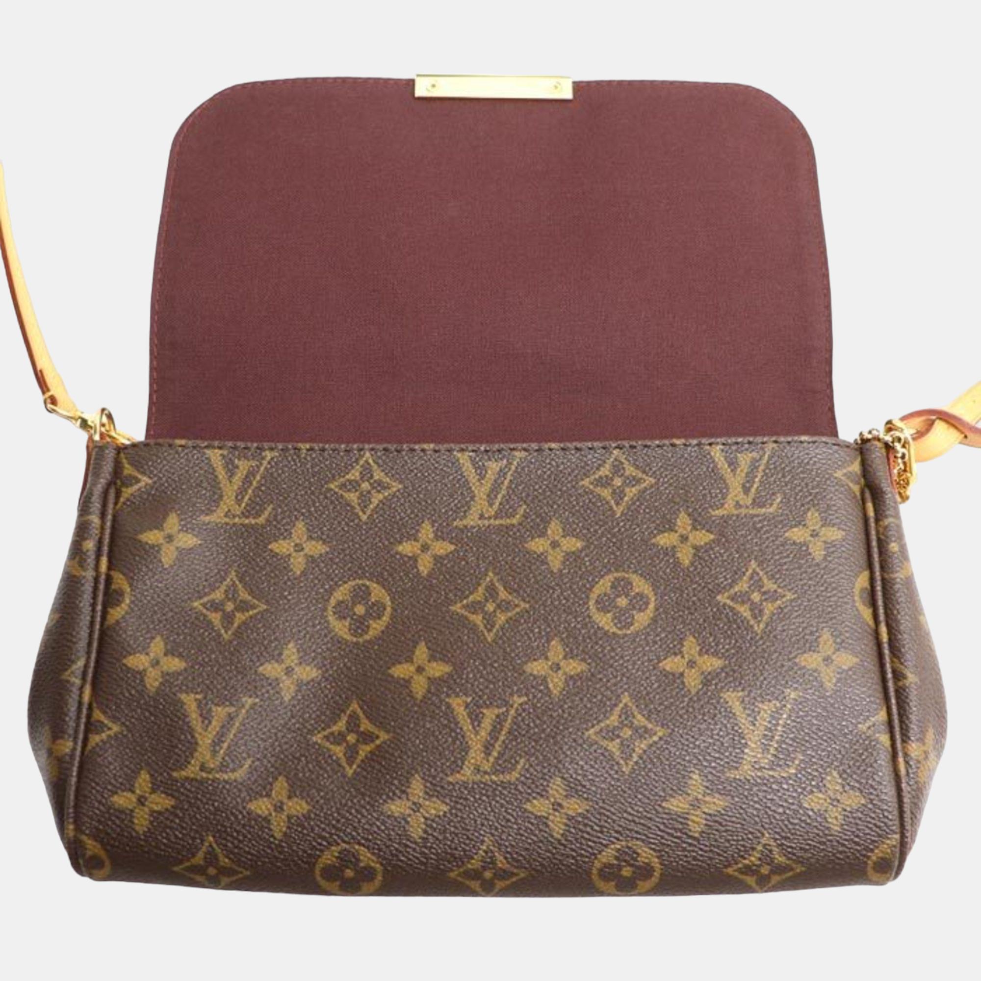 Louis Vuitton Brown Canvas Medium Favorite MM Shoulder Bags