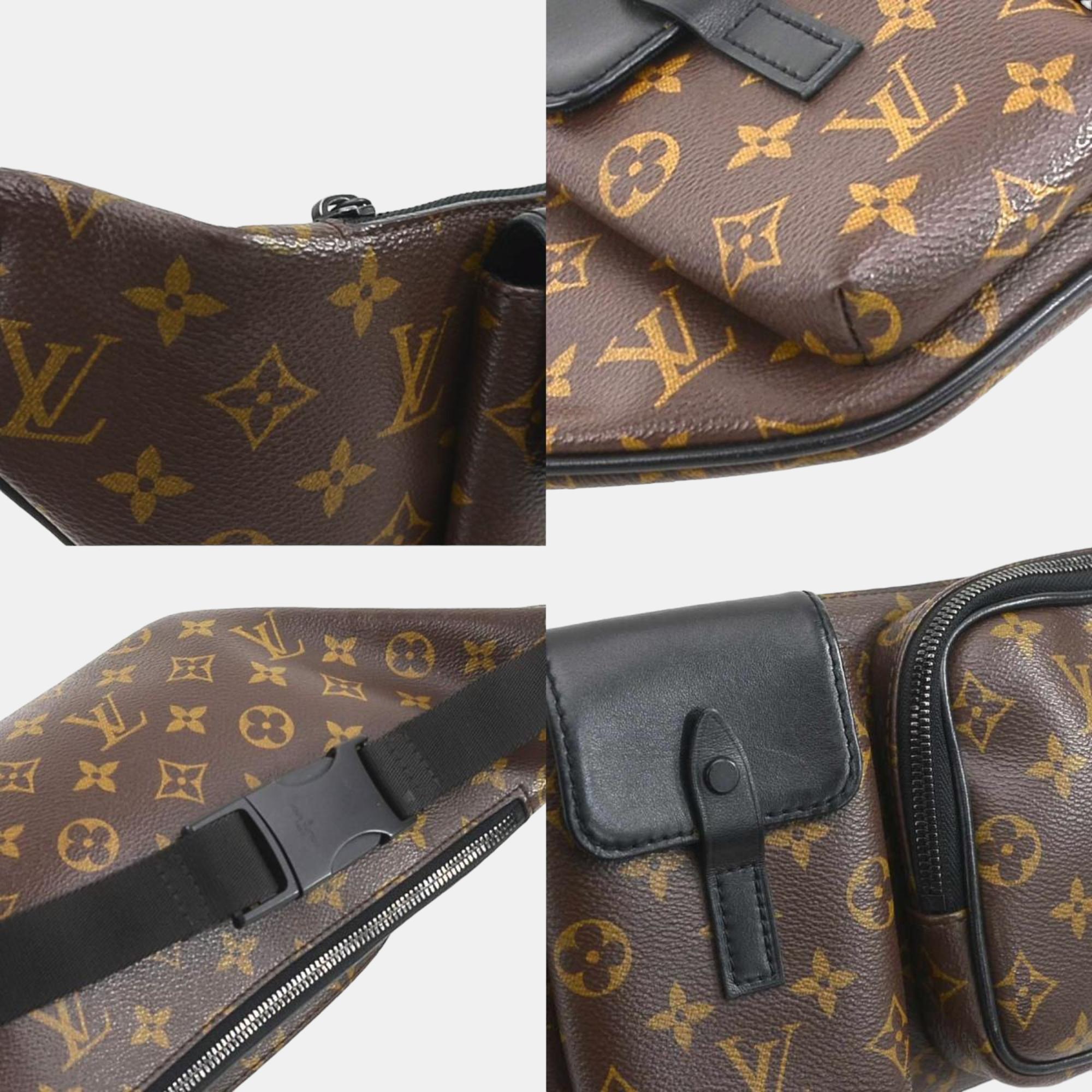 Louis Vuitton Brown Monogram Macassar Christopher Bumbag