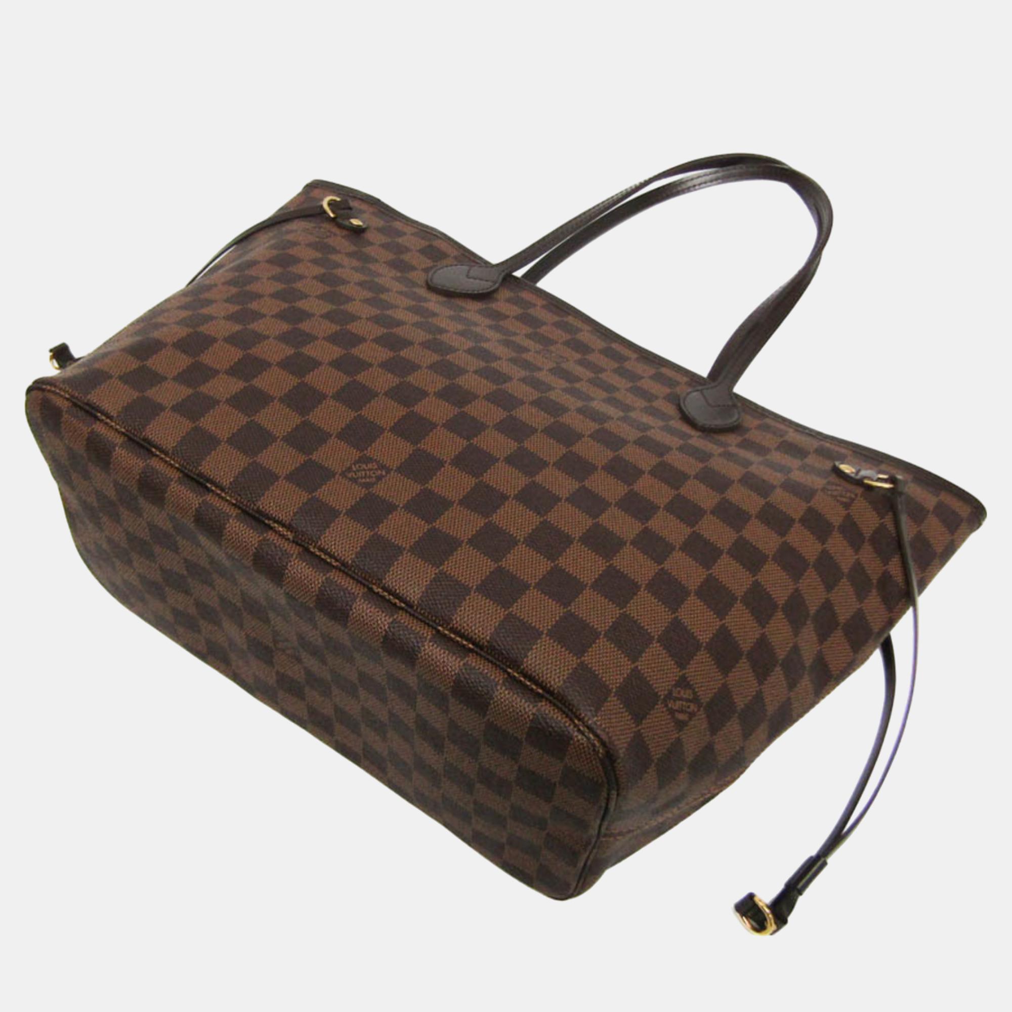 Louis Vuitton Brown Canvas Medium Neverfull Totes